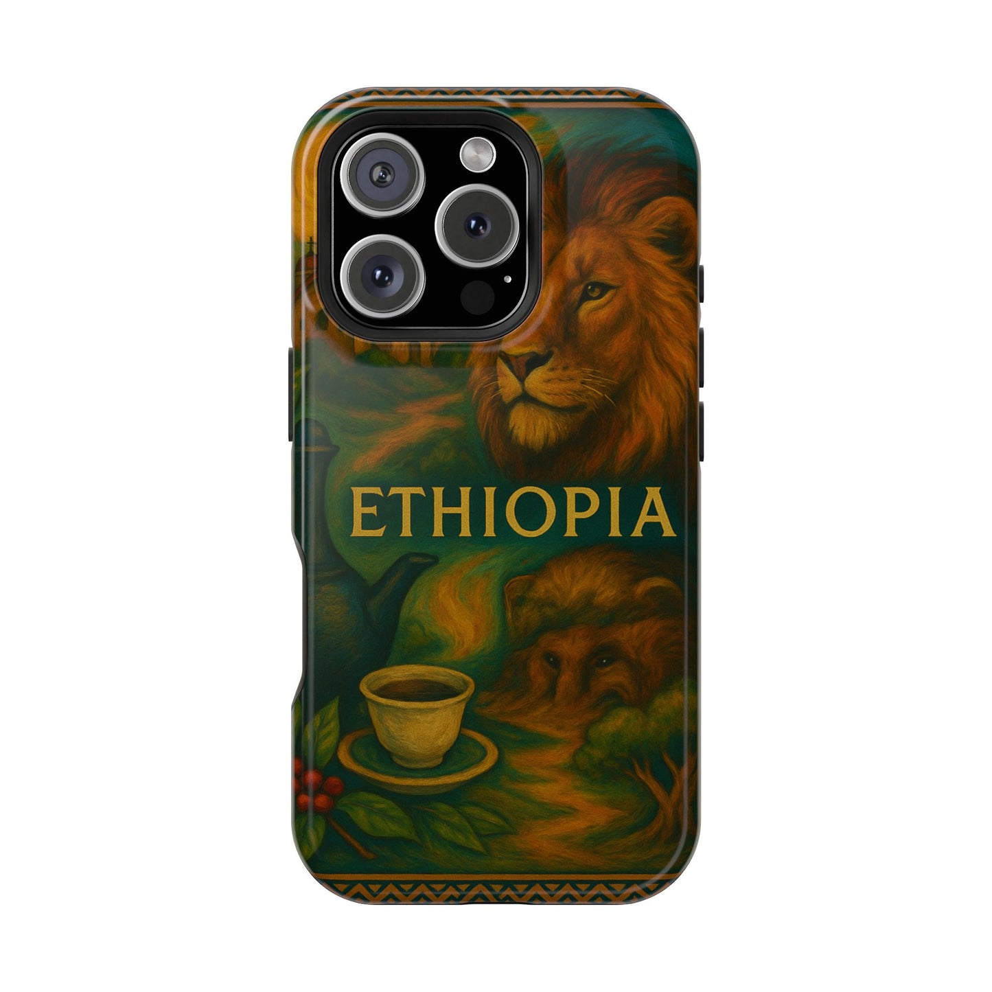 "Reinforced Magnetic Case Ethiopia – Sacred Land and Ancestral Soul"