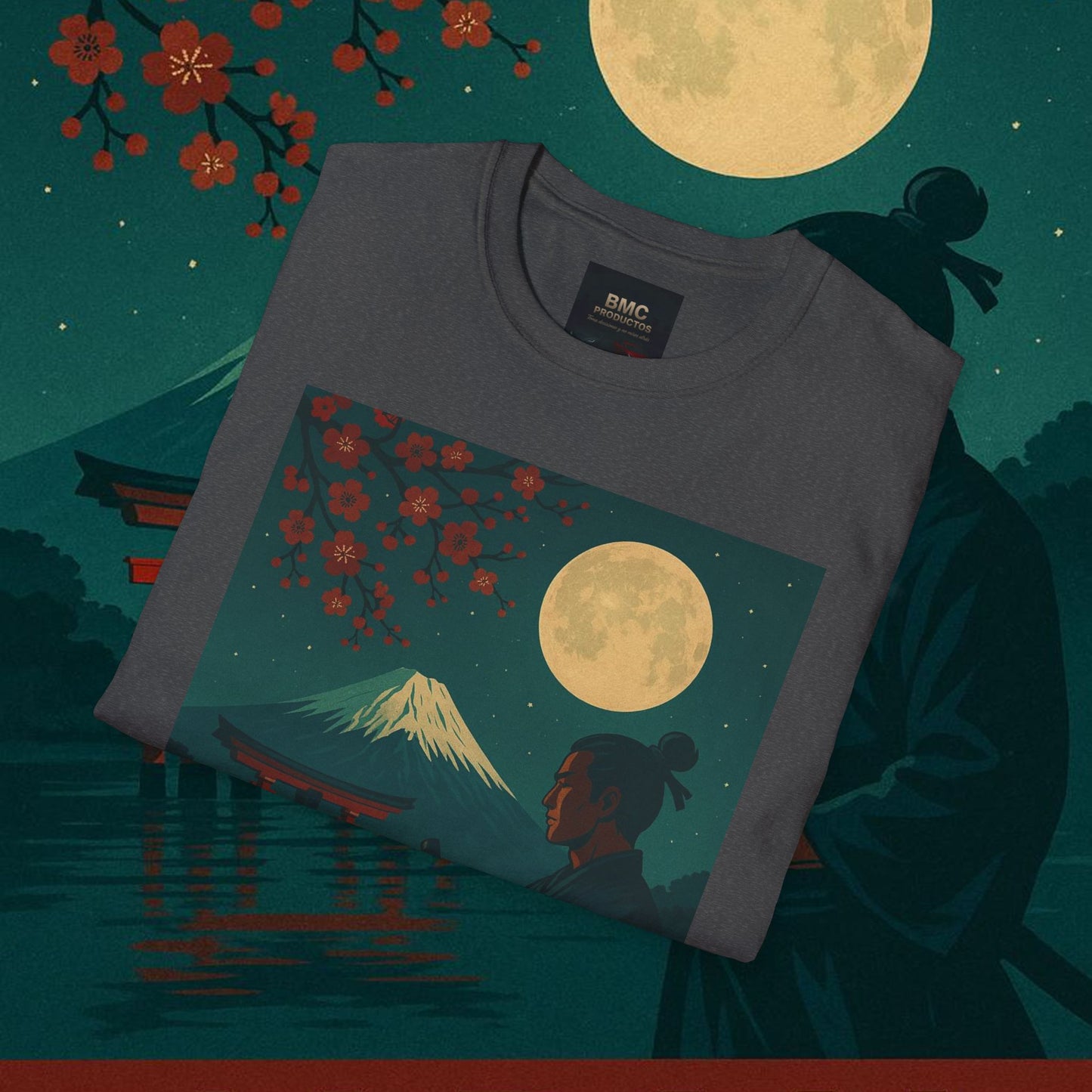 "Camiseta Japón: Tradición entre Cerezos y Montañas 🌸⛩️🗻"