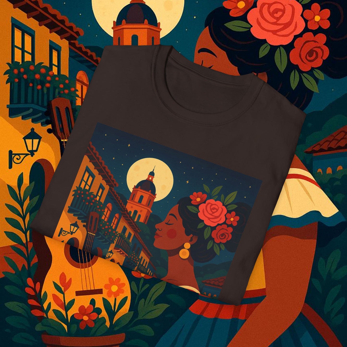 "Camiseta Colombia: Magia de Colores, Café y Tradición ☕🎨🌄"