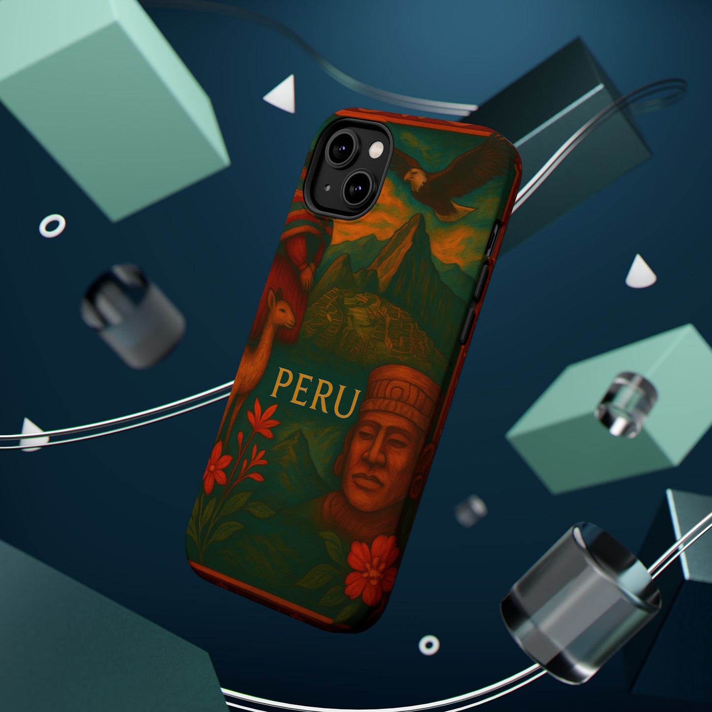"Funda Magnética Reforzada Perú: Misticismo, Historia y Maravillas Eternas 🏔️🦙🛕"