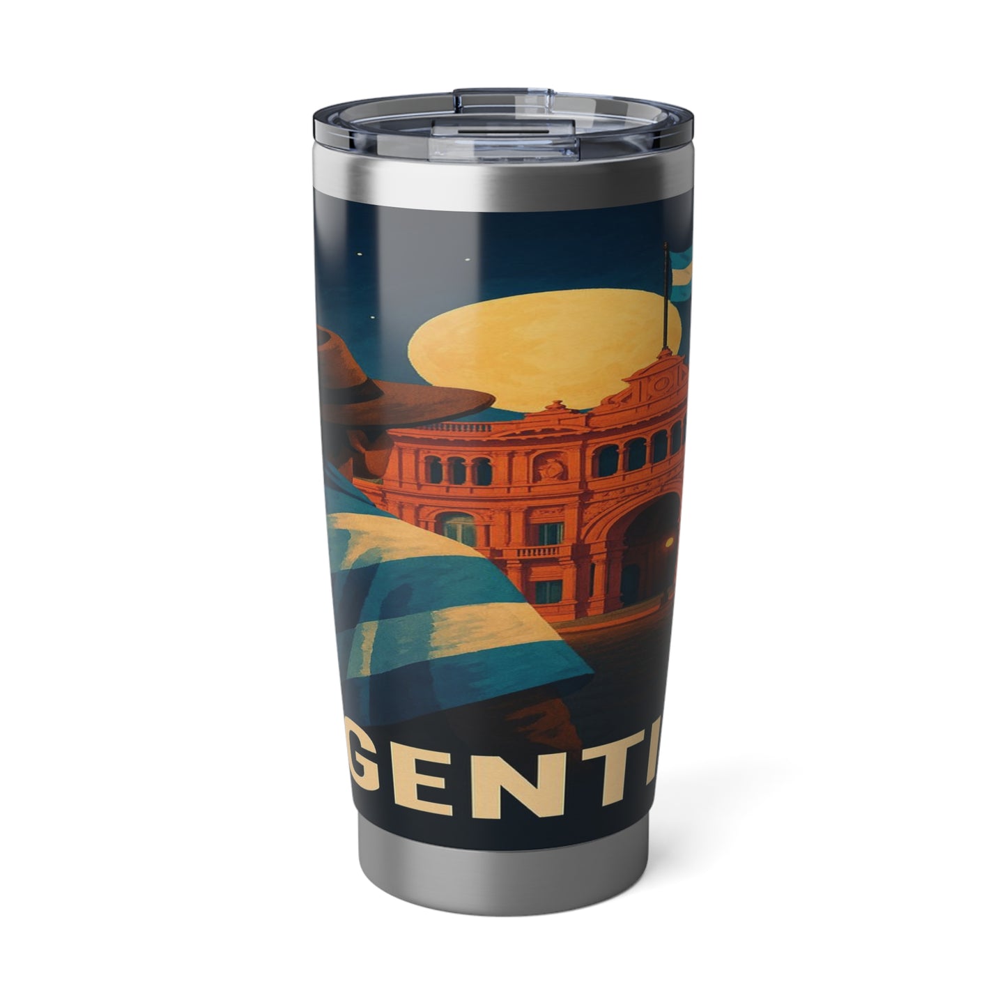 "Vaso Térmico Vagabond 20oz Argentina: Pasión, Tradición y Tierra de Sueños🔥🏞️"