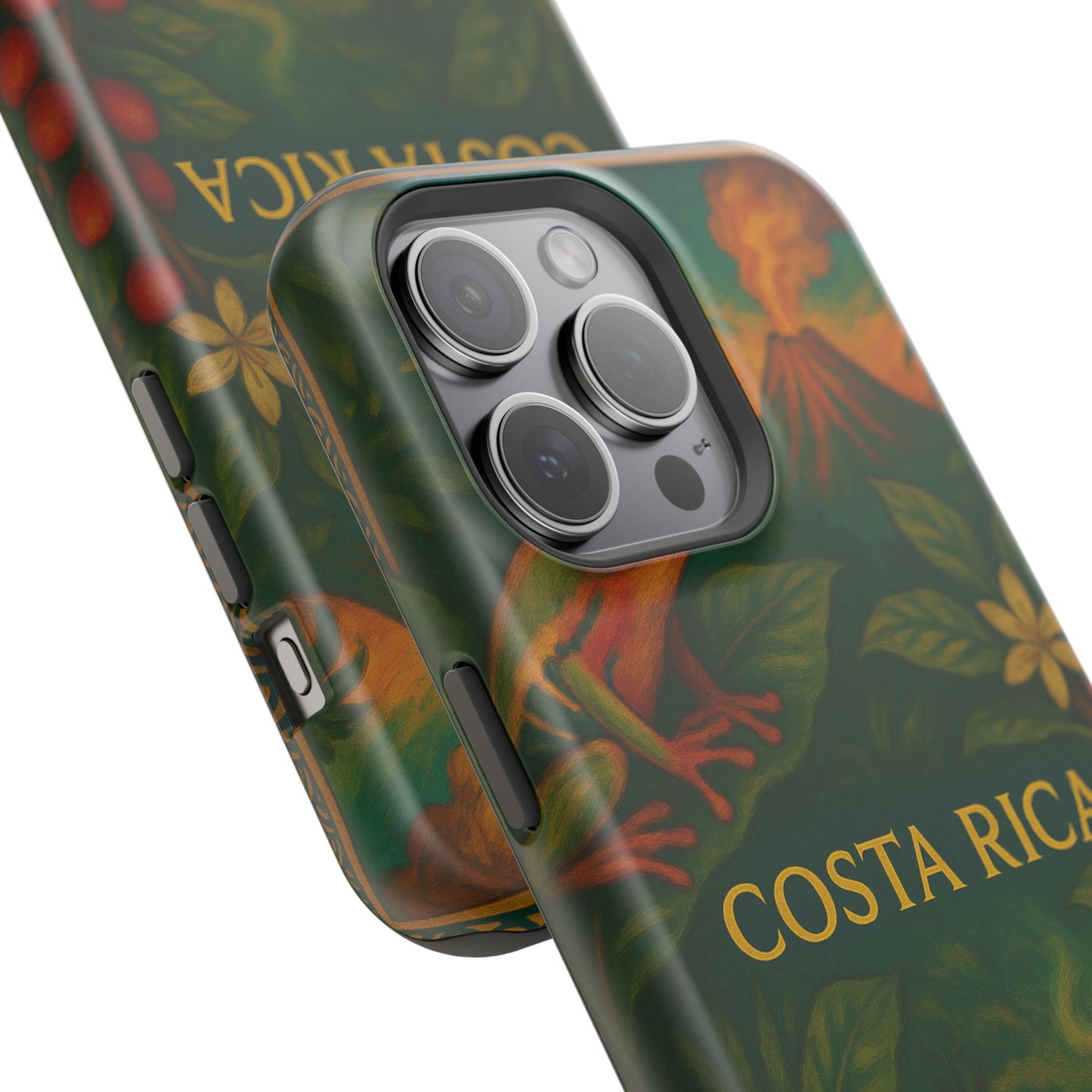 "Funda Magnética Reforzada Magnética Reforzada Costa Rica: Pura Vida entre Volcanes y Selvas 🌋🌴🦜"