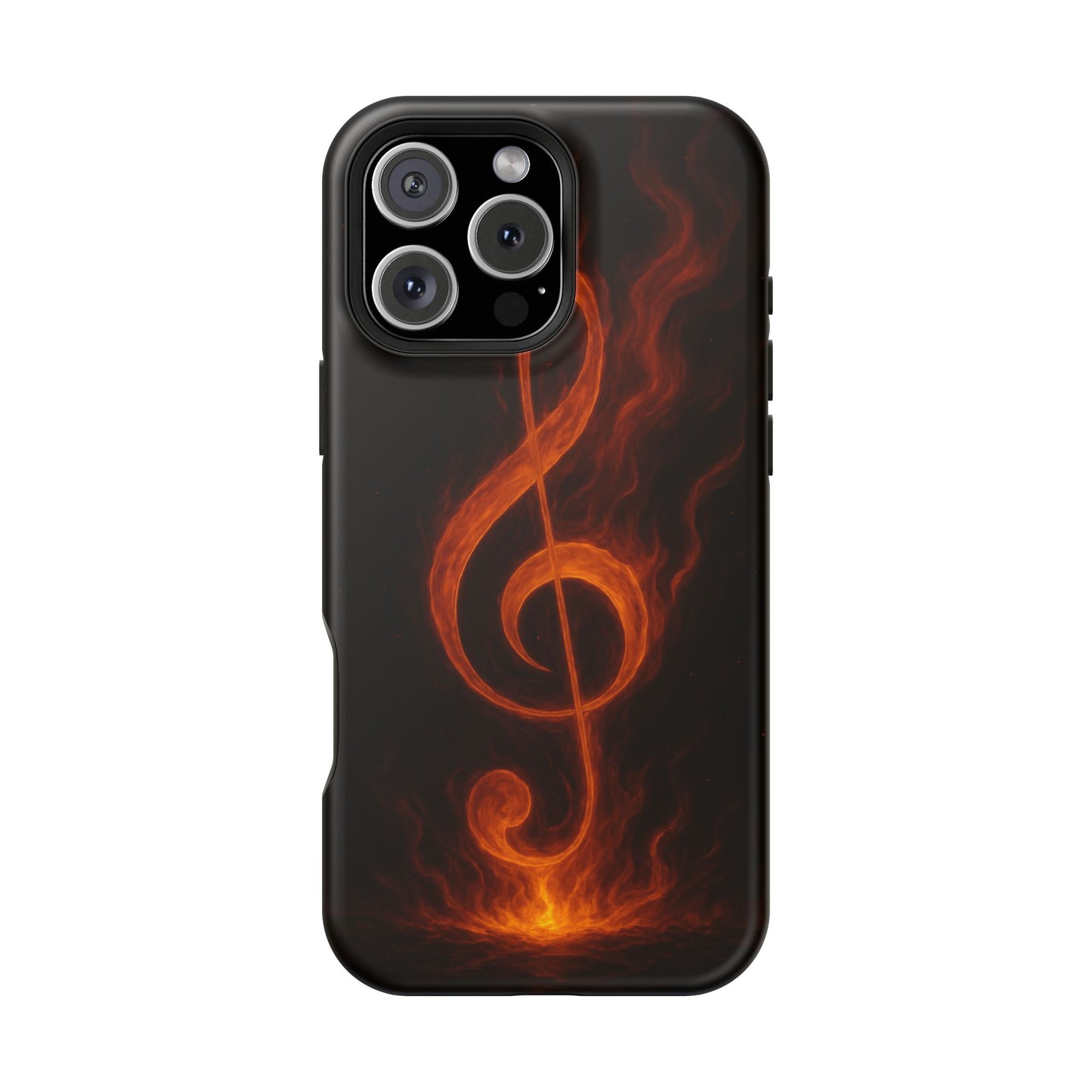"Reinforced Magnetic Case Reinforced Magnetic Treble Clef 🎼🔥Where a note is born... a flame is born.” 🔥🎼