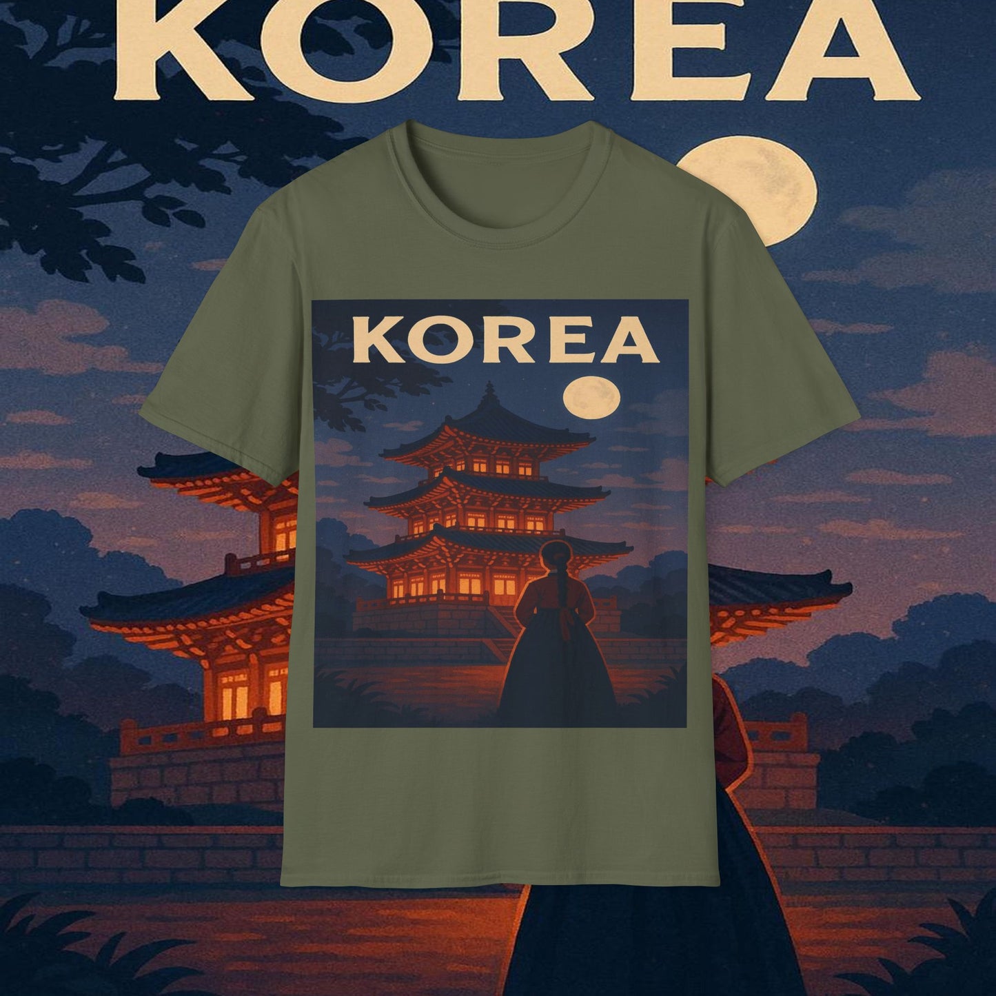 "Camiseta corea 🌸 – Tradición milenaria y modernidad vibrante"