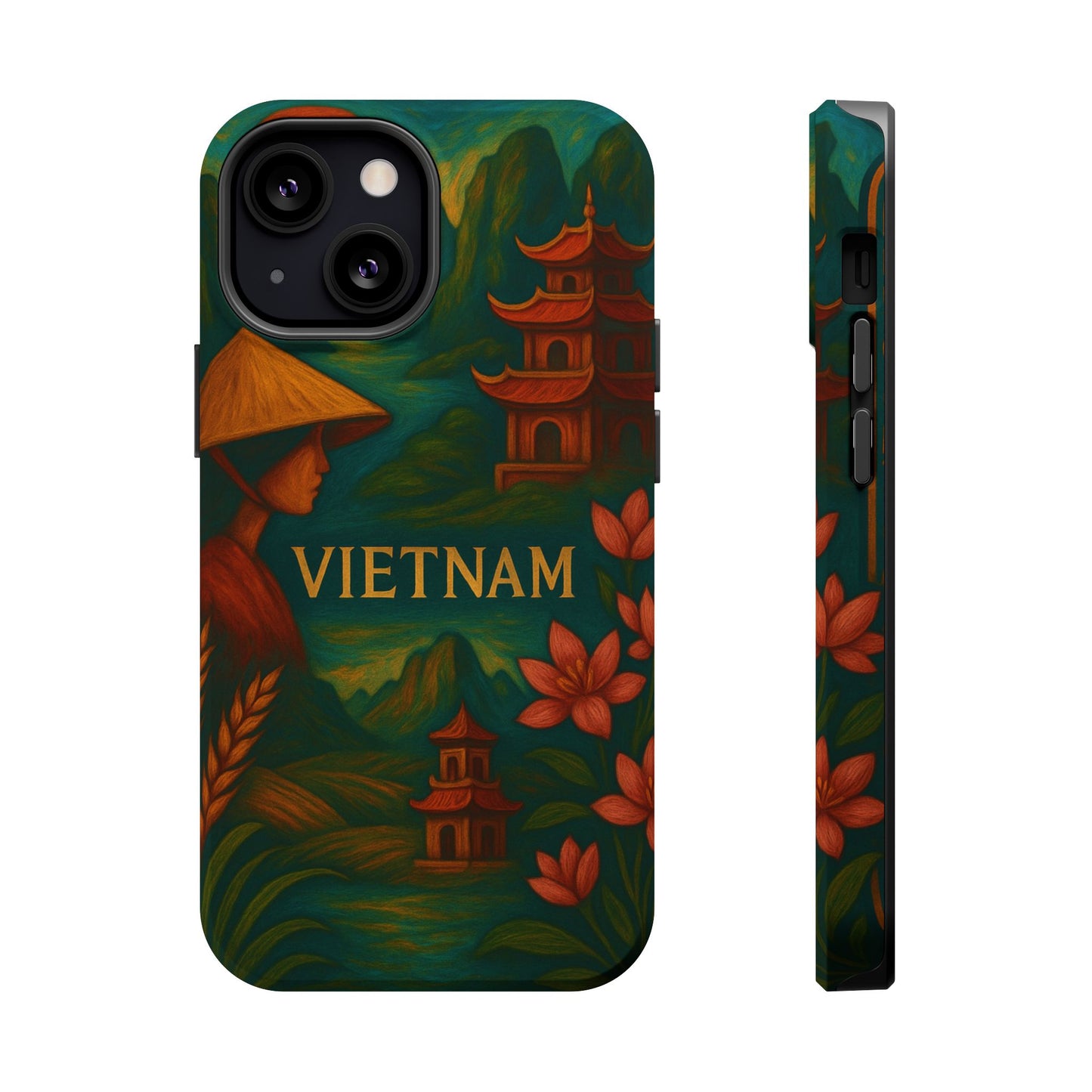 "Reinforced Magnetic Case Vietnam: Tradition, Nature and Ancestral Legends 🎋🏯🐉"