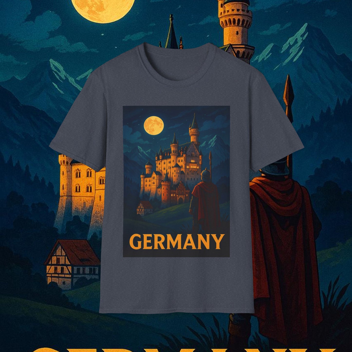 "Camiseta Alemania: Fortaleza, Historia y Tradición 🎖️🏰🍺