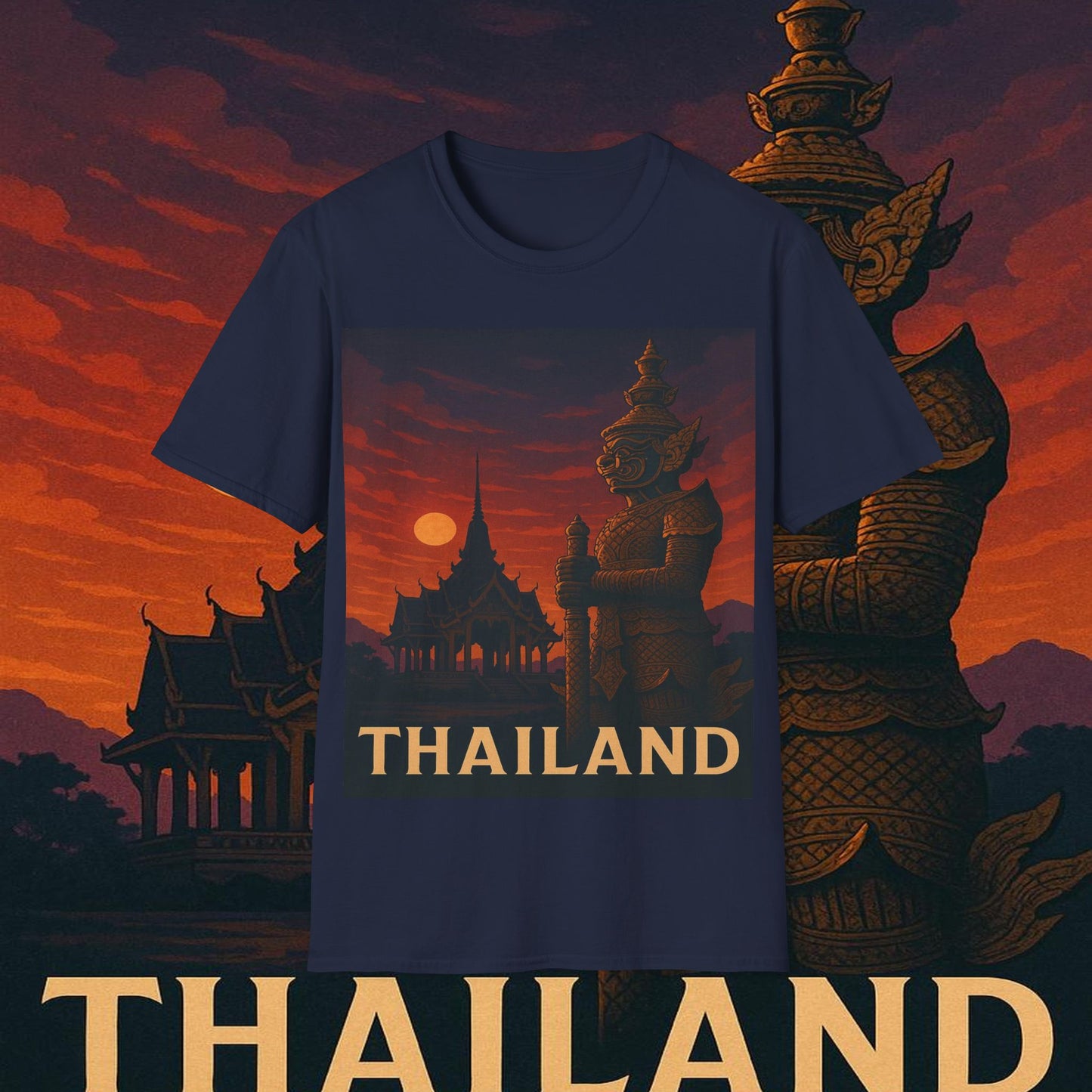 "Camiseta Thailand🌴 – El Reino de las Sonrisas y la Aventura"