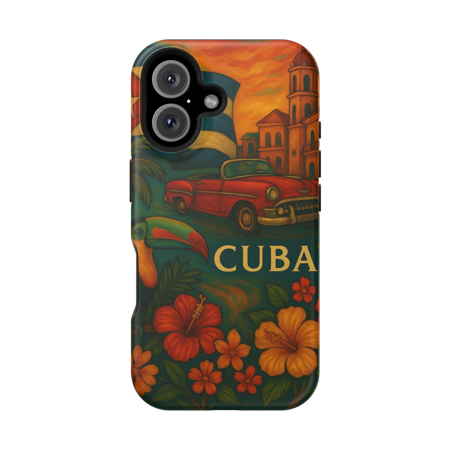 "Reinforced Magnetic Case Reinforced Magnetic Case Cuba: Rhythm, History and Caribbean Charm 🎺🚗🌴"