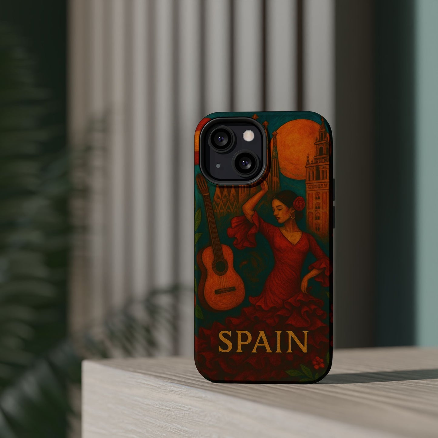 "Funda Magnética Reforzada Magnética Reforzada España: Pasión, Arte y Sabores que Enamoran 🎨💃🍷"