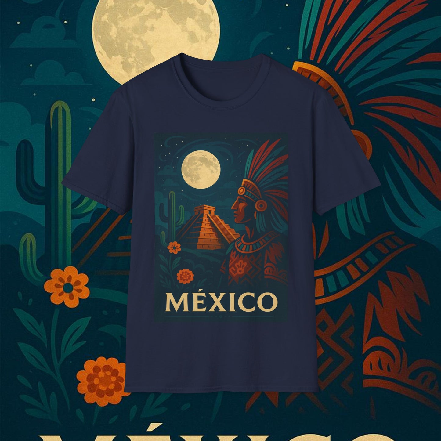"Camiseta México: Tierra de Colores, Cultura y Corazón 🌵🎉🪅"