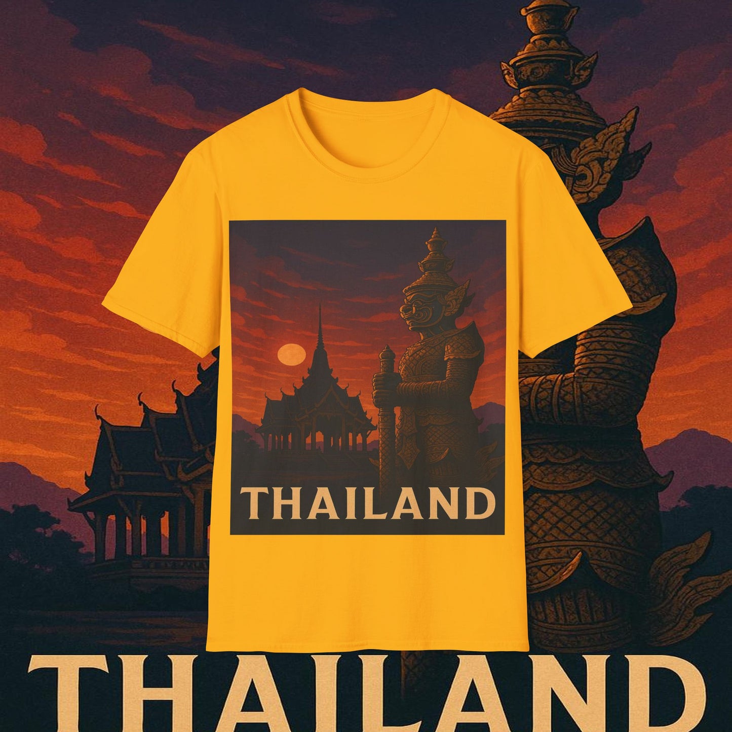 "Camiseta Thailand🌴 – El Reino de las Sonrisas y la Aventura"