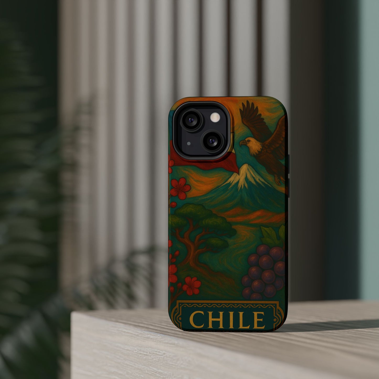 "Funda Magnética Reforzada Magnética Reforzada Chile: Naturaleza Indómita y Horizontes Eternos 🏔️🍇🏜️"
