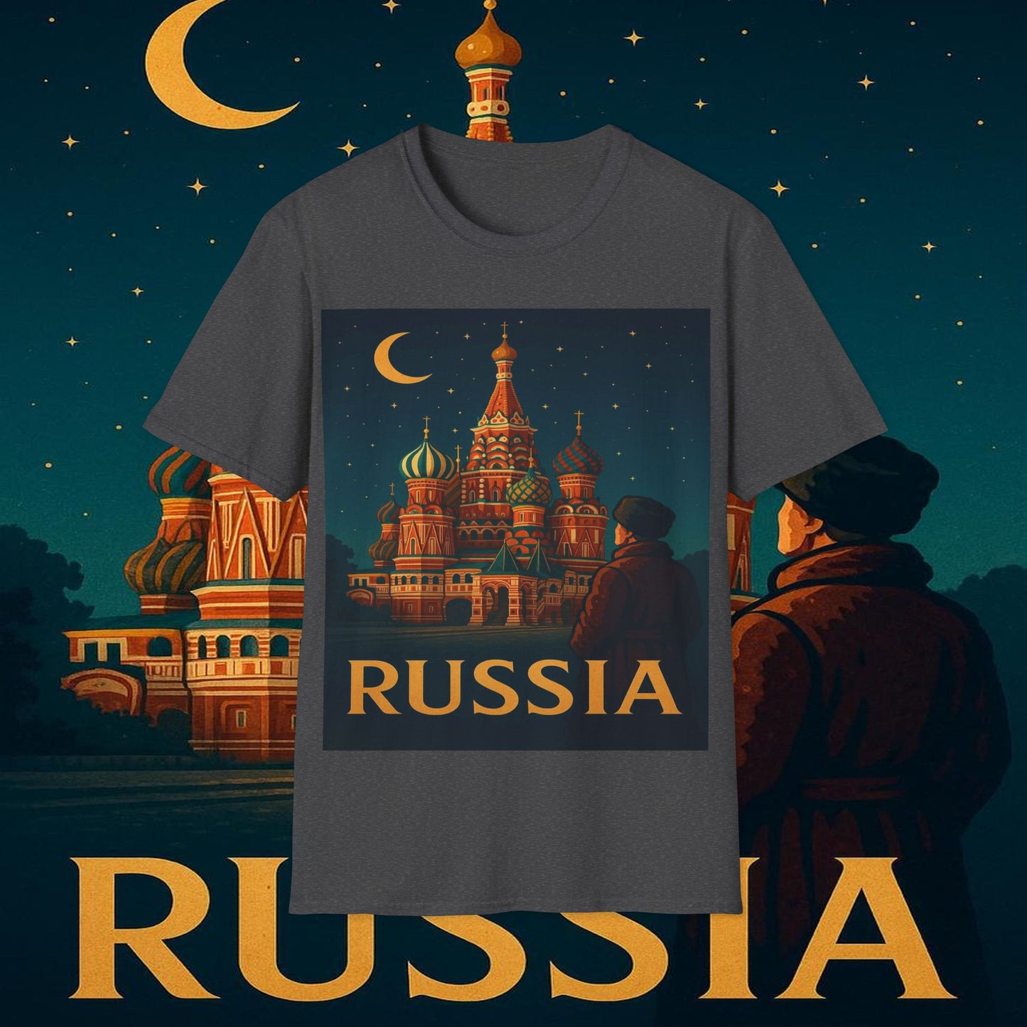 "Camiseta Rusia ❄️ – Tierra de historia, misterio y grandeza"