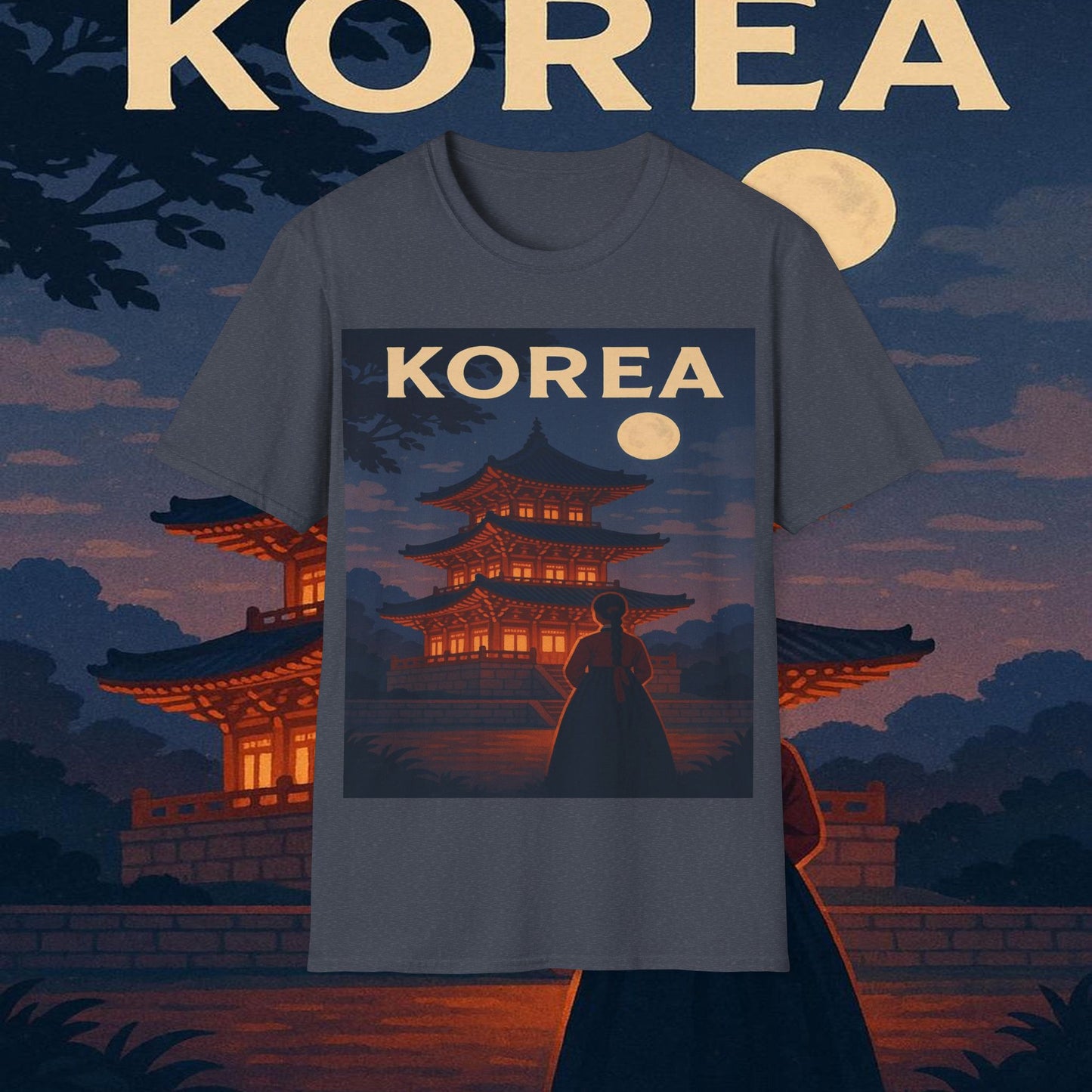 "Camiseta corea 🌸 – Tradición milenaria y modernidad vibrante"