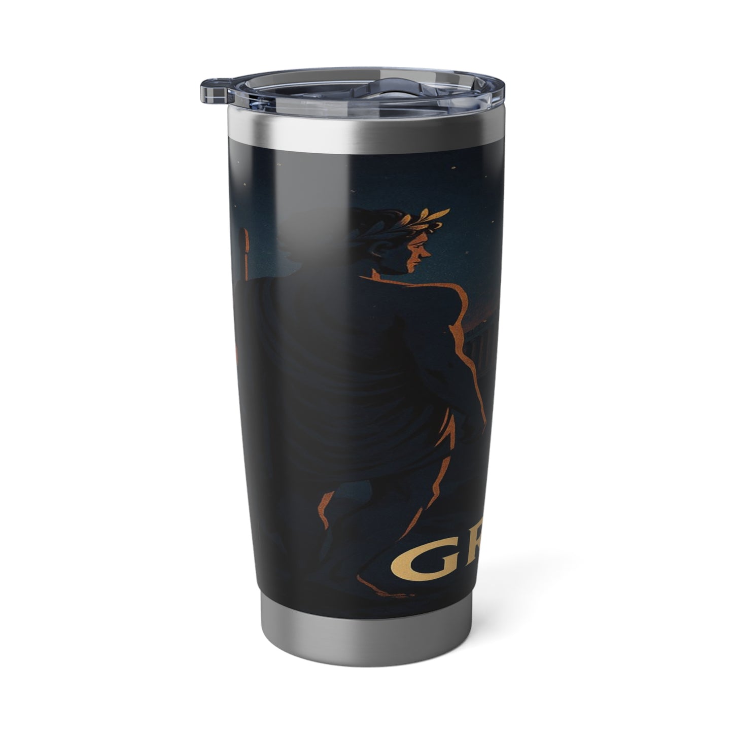 "Vaso Térmico Vagabond 20oz Grecia: Cuna de Dioses, Maravillas y Filosofía 🌊🏛️⚡"
