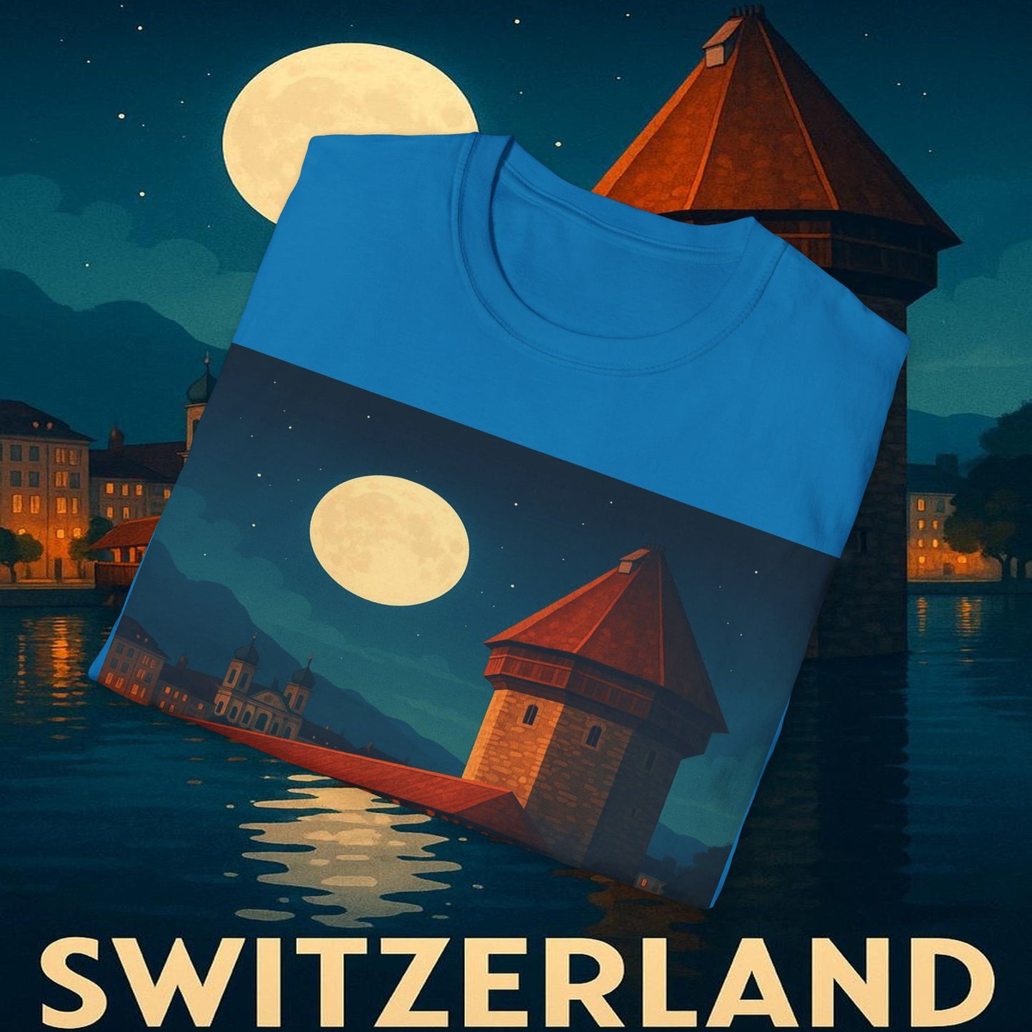 "Camiseta suiza❄️ – Tierra de montañas majestuosas y precisión legendaria"