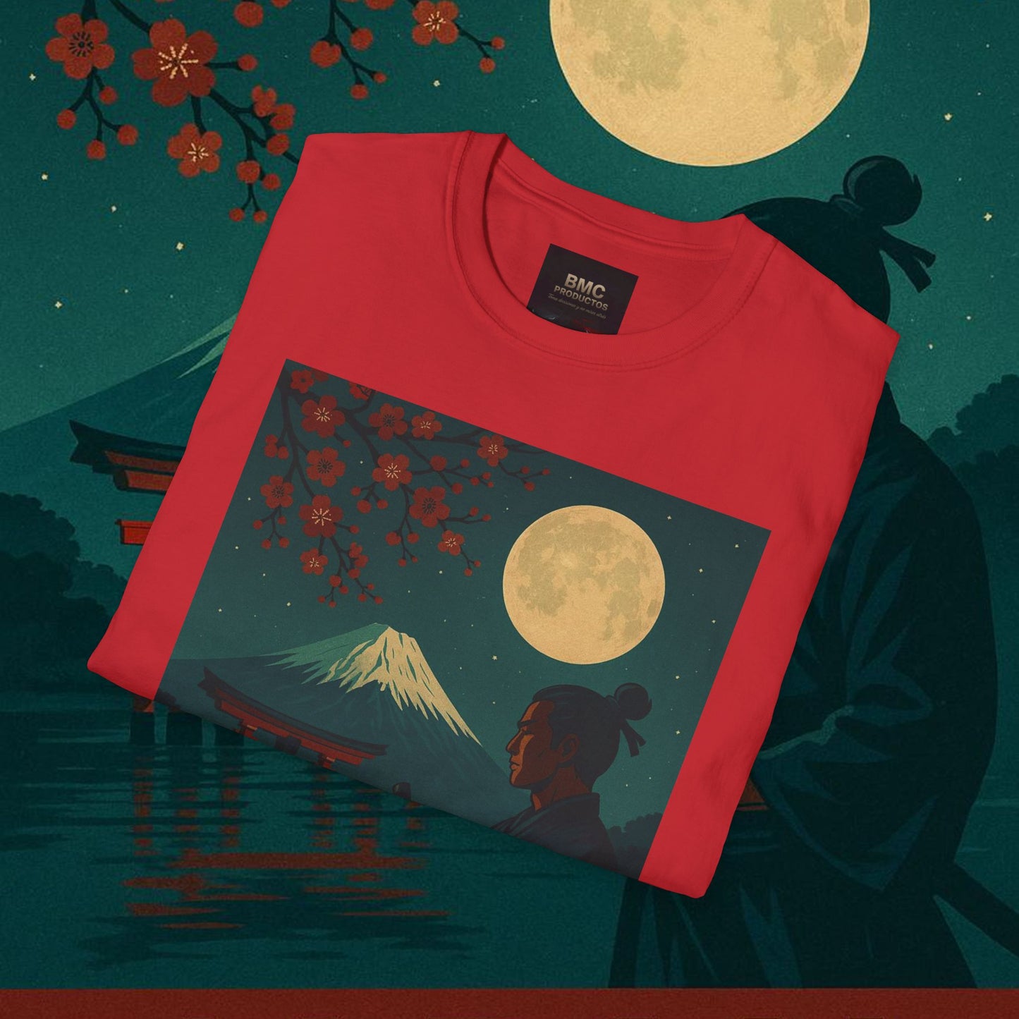 "Camiseta Japón: Tradición entre Cerezos y Montañas 🌸⛩️🗻"