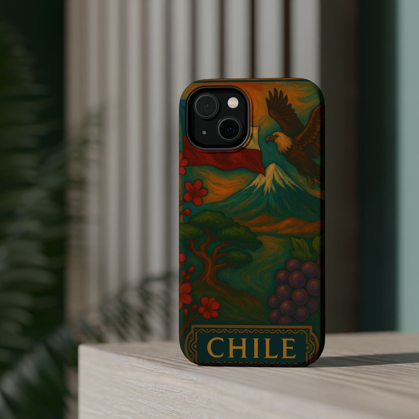 "Funda Magnética Reforzada Magnética Reforzada Chile: Naturaleza Indómita y Horizontes Eternos 🏔️🍇🏜️"