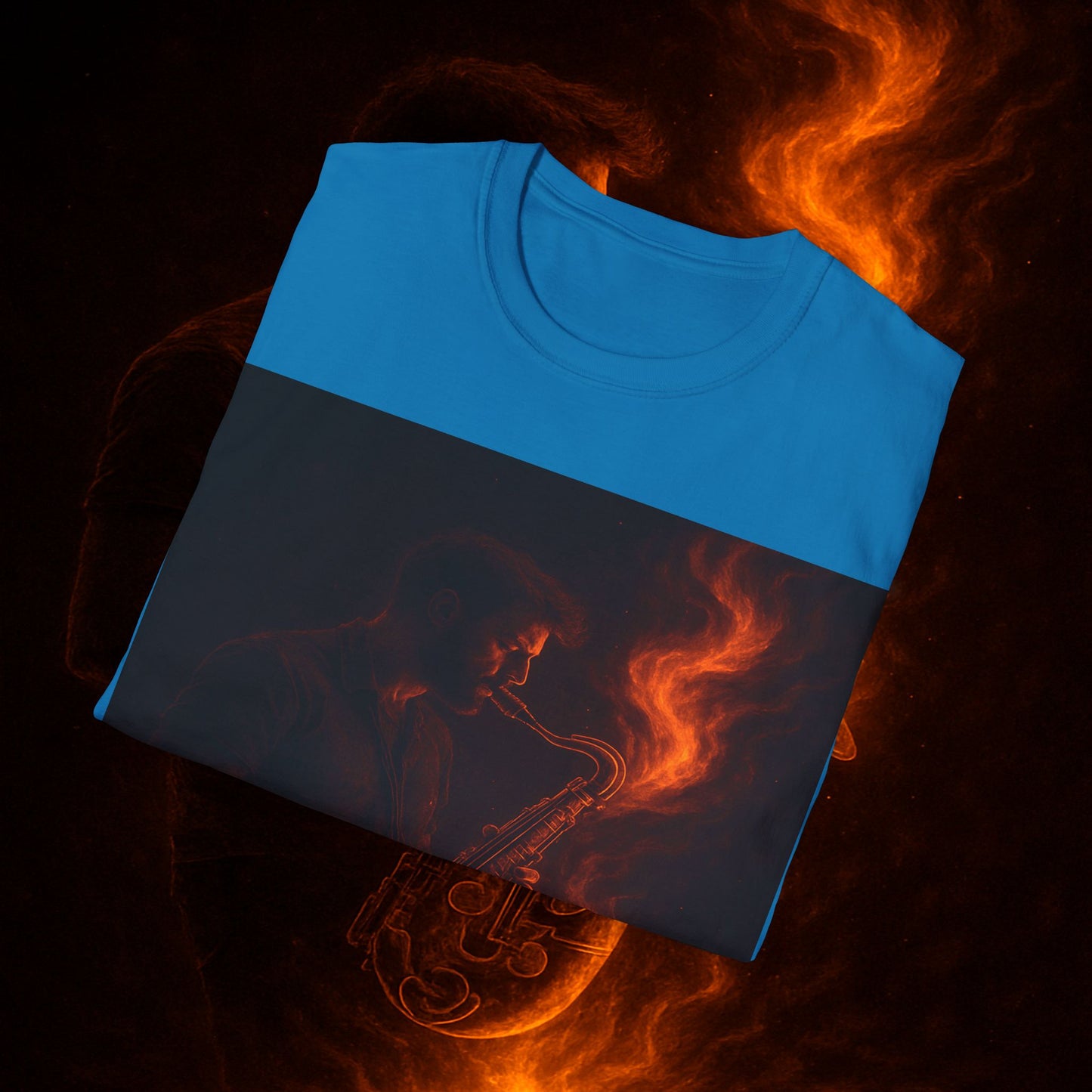 "Camiseta sax 🎷🔥 Haz que arda cada nota.” 🔥🎷