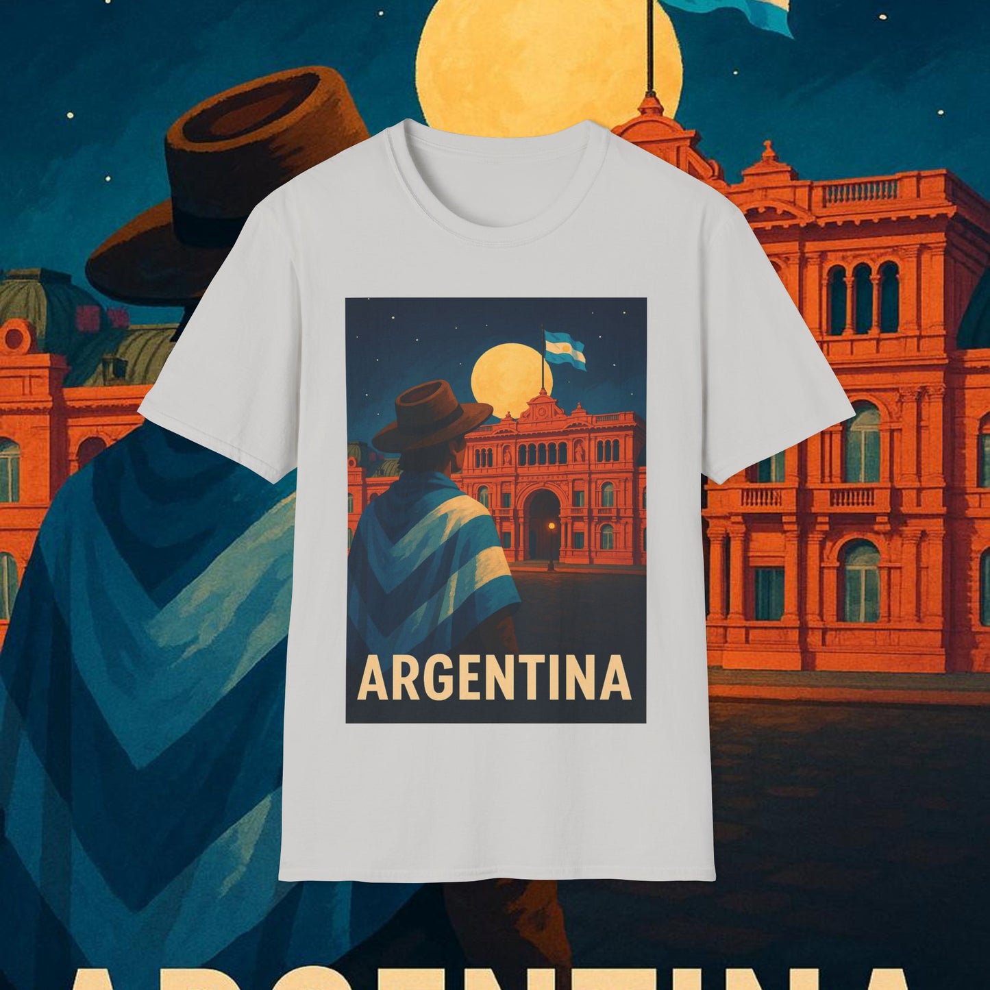 "Camiseta Argentina: Pasión, Tradición y Tierra de Sueños 🇦🇷🔥🏞️"