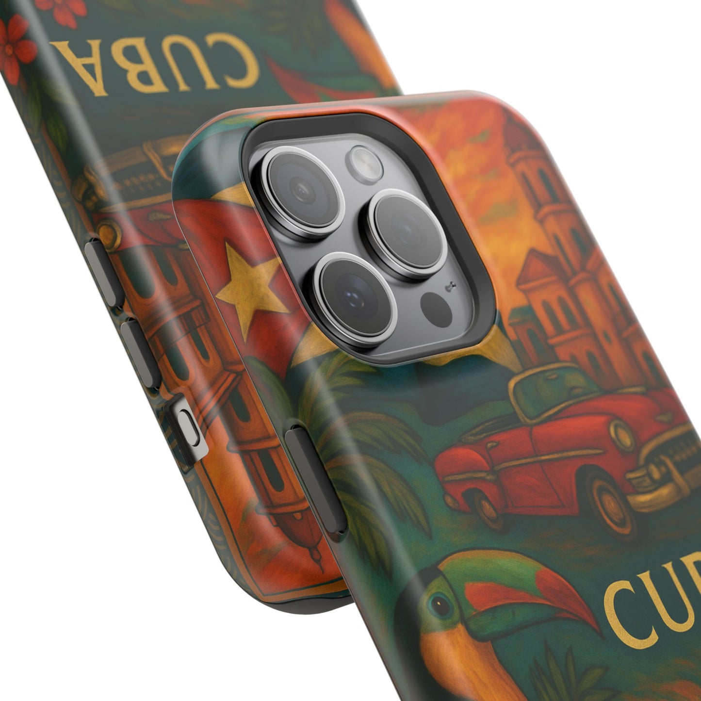 "Reinforced Magnetic Case Reinforced Magnetic Case Cuba: Rhythm, History and Caribbean Charm 🎺🚗🌴"