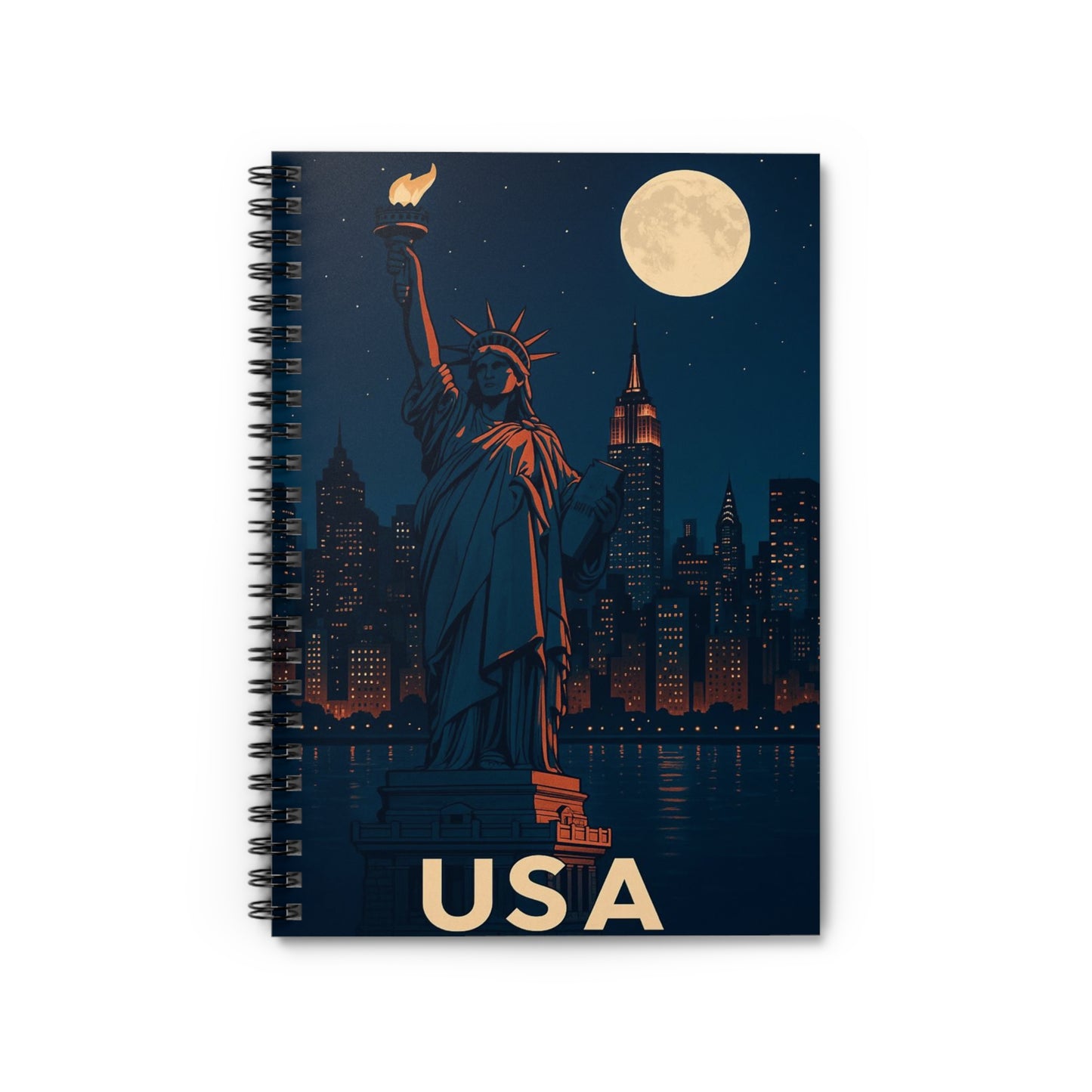 "libreta Estados Unidos: Sueños, Libertad y Grandes Horizontes 🗽🏜️🌆"
