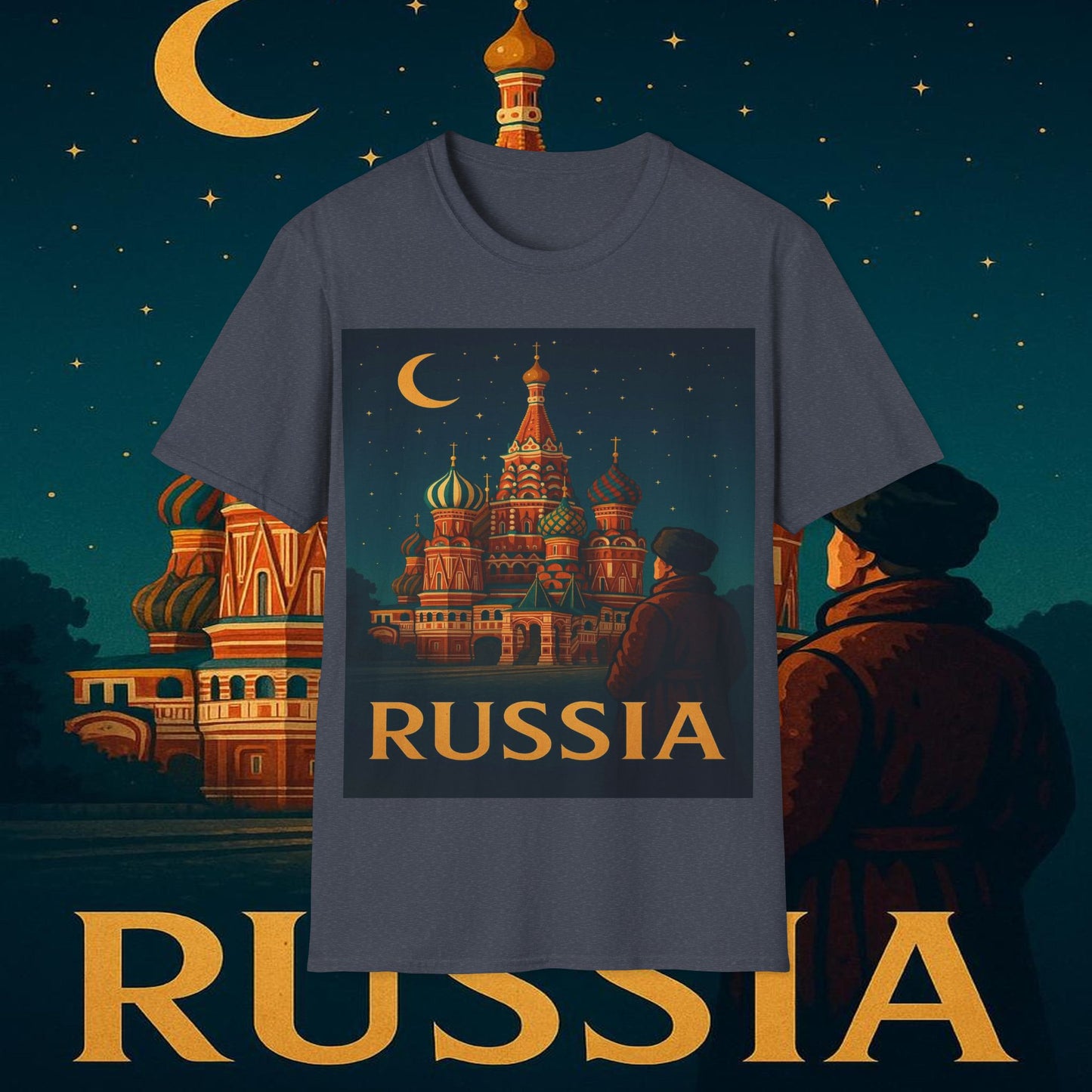 "Camiseta Rusia ❄️ – Tierra de historia, misterio y grandeza"