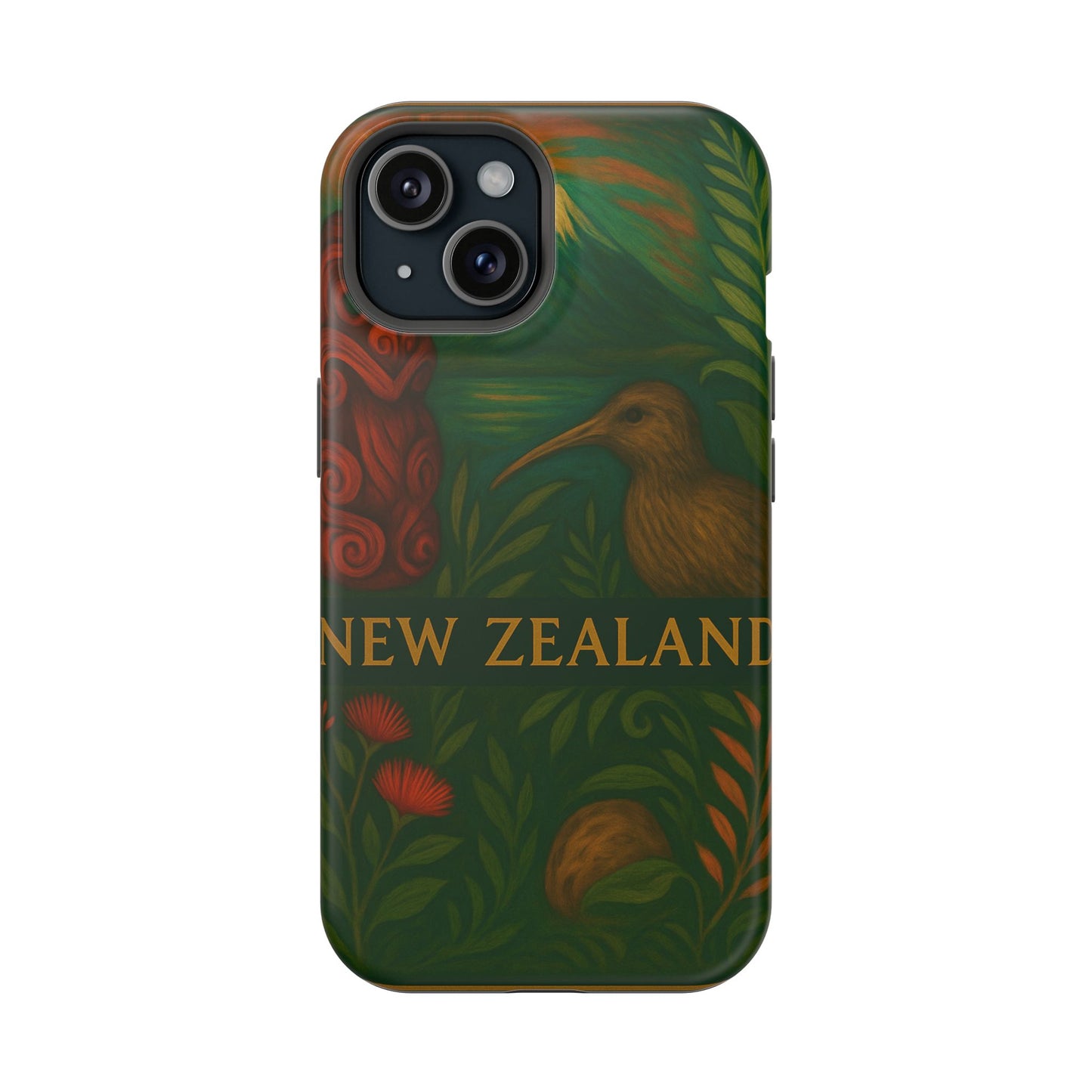 "Funda Magnética Reforzada Magnética Reforzada Nueva Zelanda🏞️ – El paraíso de la naturaleza y la aventura"