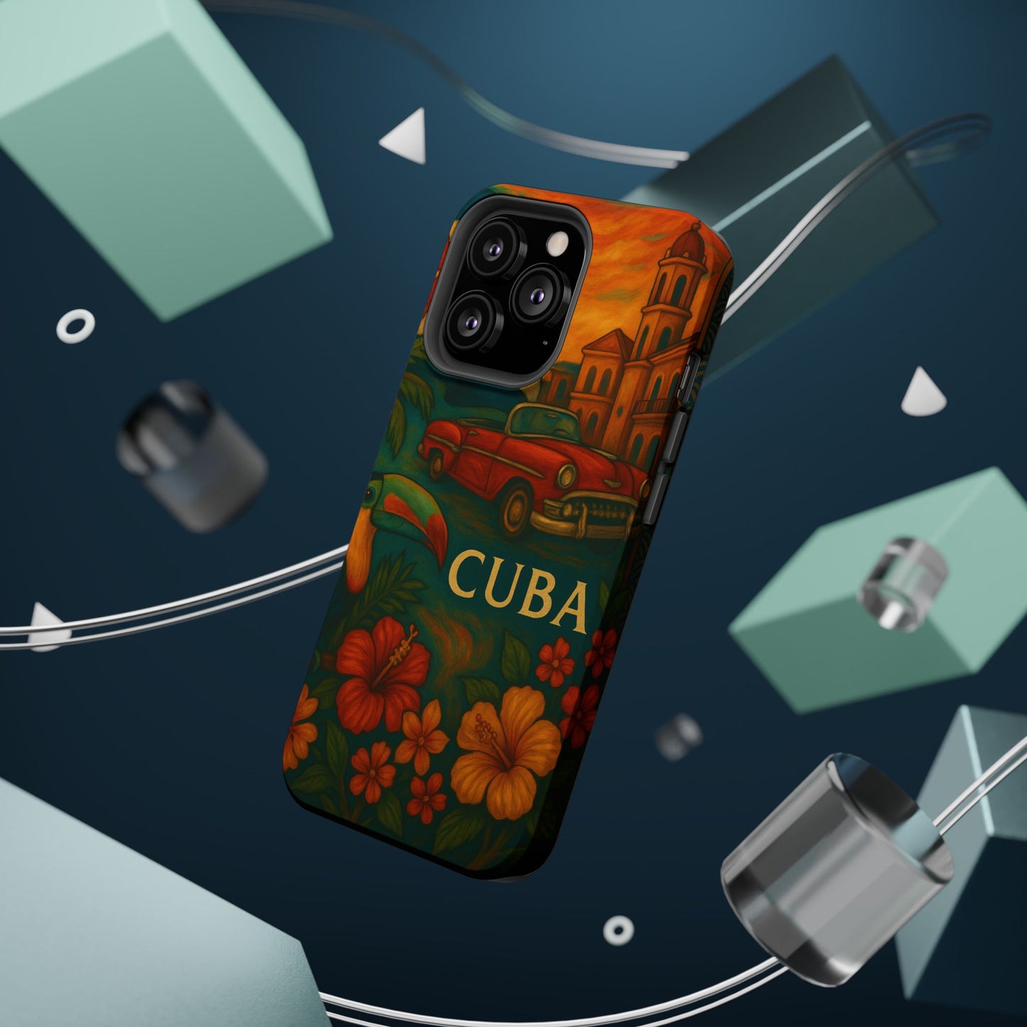 "Reinforced Magnetic Case Reinforced Magnetic Case Cuba: Rhythm, History and Caribbean Charm 🎺🚗🌴"