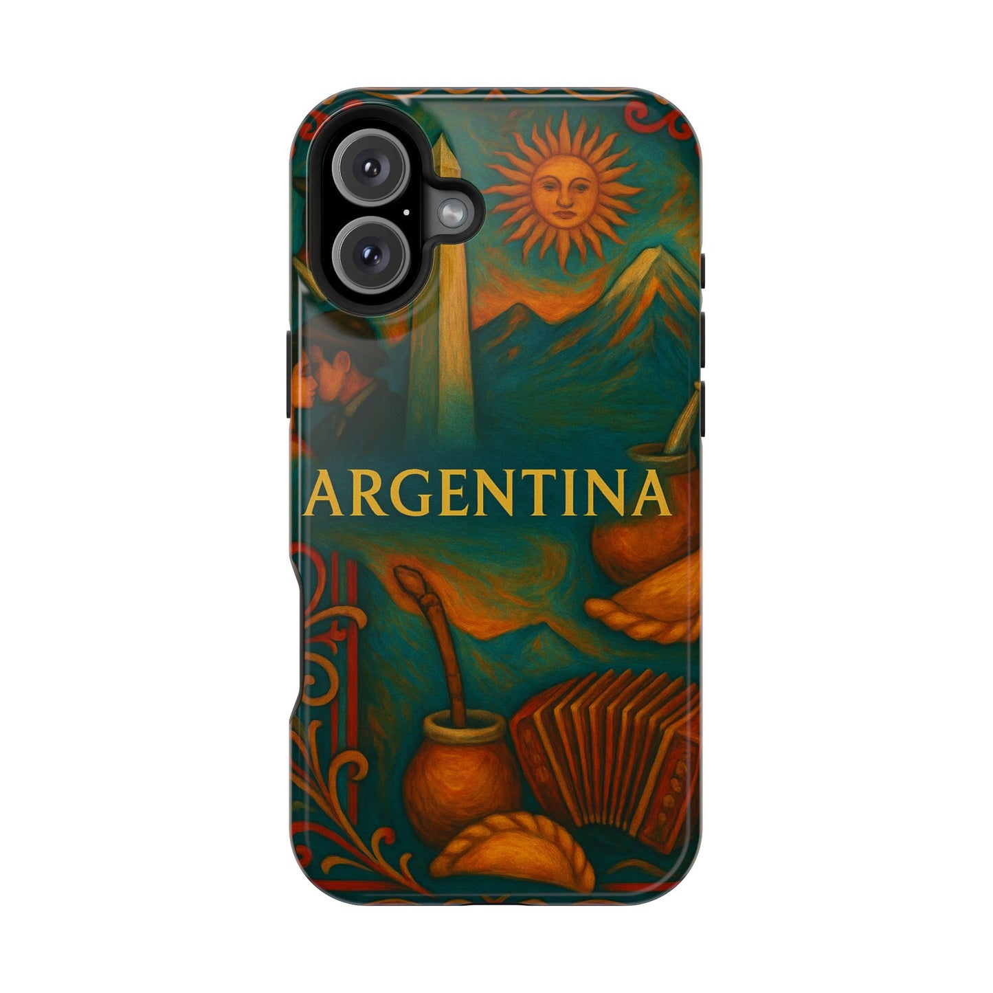 "Funda Magnética Reforzada Argentina: Pasión, Tradición y Tierra de Sueños🔥🏞️"