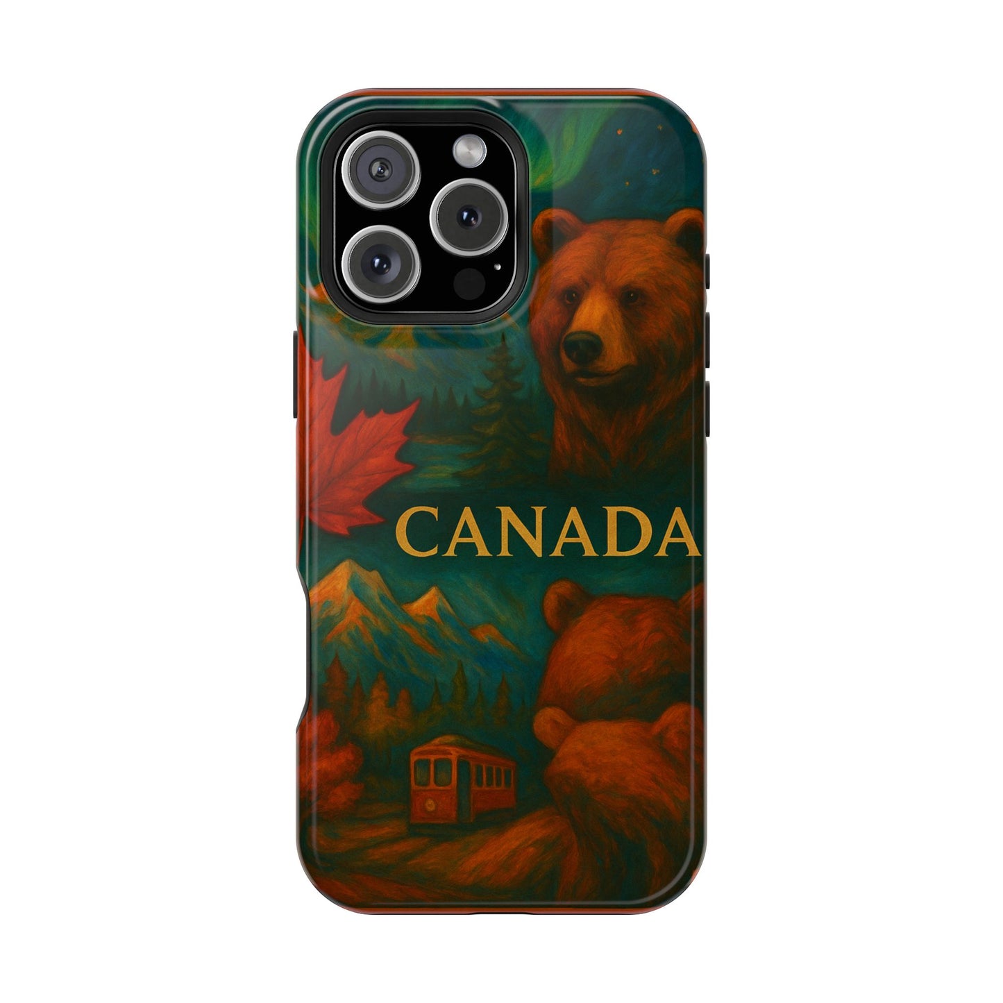 "Funda Magnética Reforzada Magnética Reforzada Canadá: Naturaleza Majestuosa y Espíritu Libre 🍁🏞️🦌"