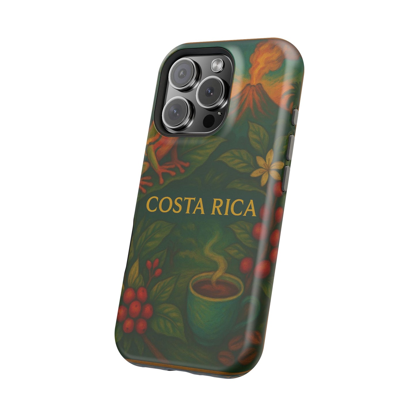 "Funda Magnética Reforzada Magnética Reforzada Costa Rica: Pura Vida entre Volcanes y Selvas 🌋🌴🦜"