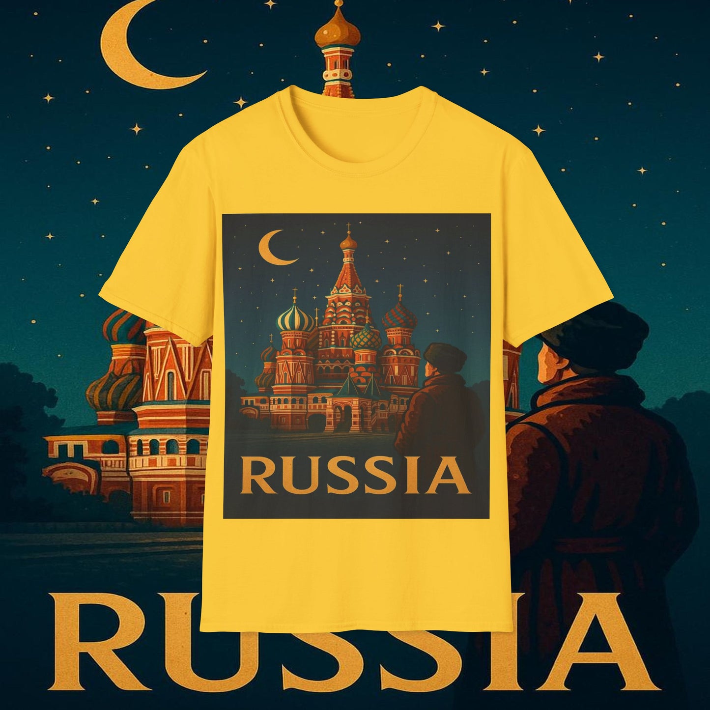 "Camiseta Rusia ❄️ – Tierra de historia, misterio y grandeza"
