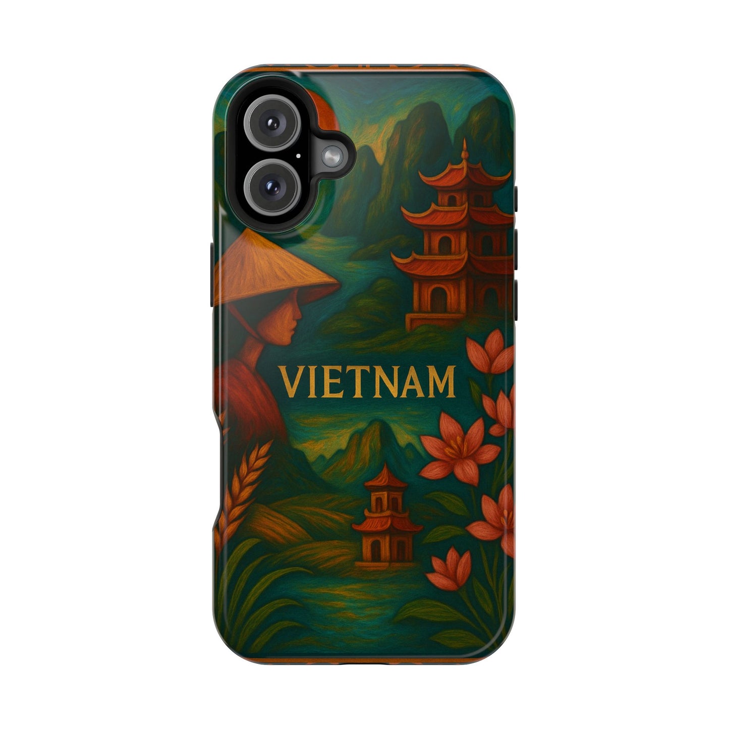 "Reinforced Magnetic Case Vietnam: Tradition, Nature and Ancestral Legends 🎋🏯🐉"