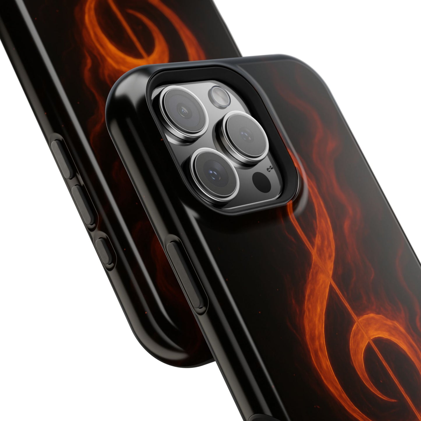 "Reinforced Magnetic Case Reinforced Magnetic Treble Clef 🎼🔥Where a note is born... a flame is born.” 🔥🎼