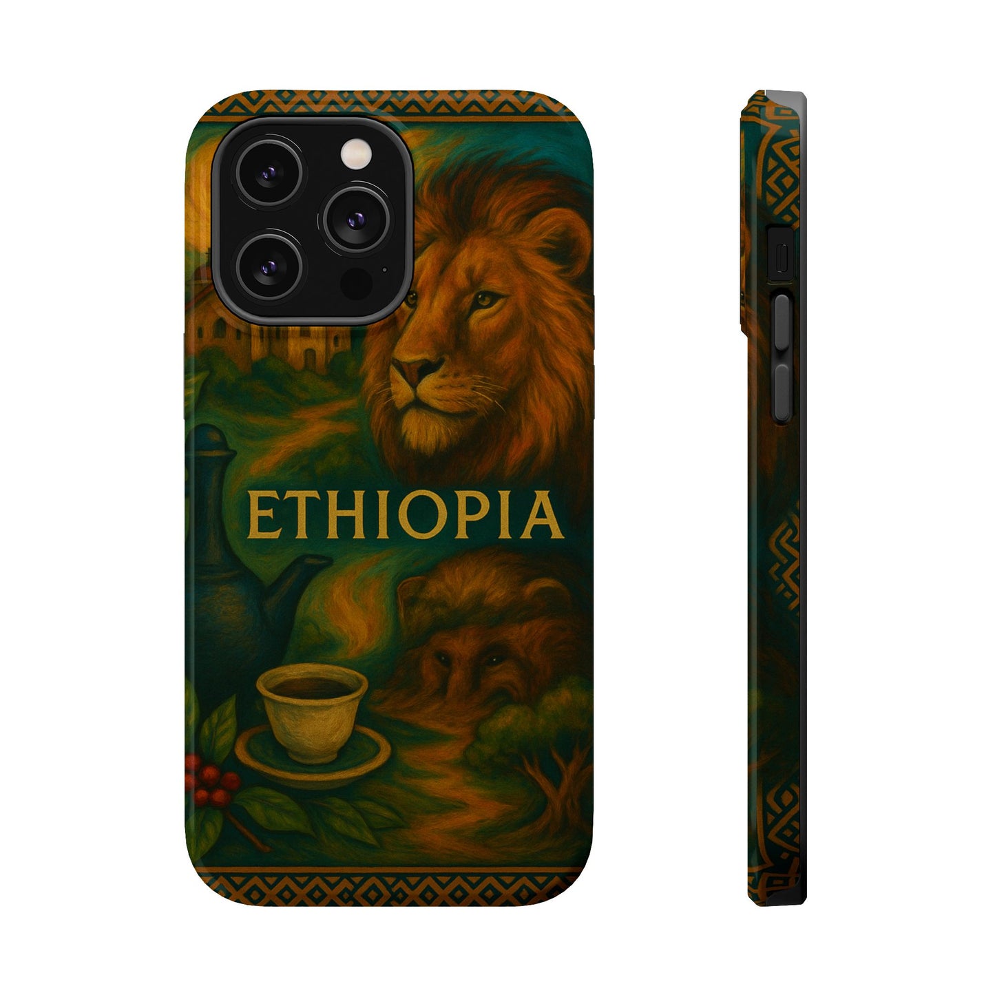 "Reinforced Magnetic Case Ethiopia – Sacred Land and Ancestral Soul"
