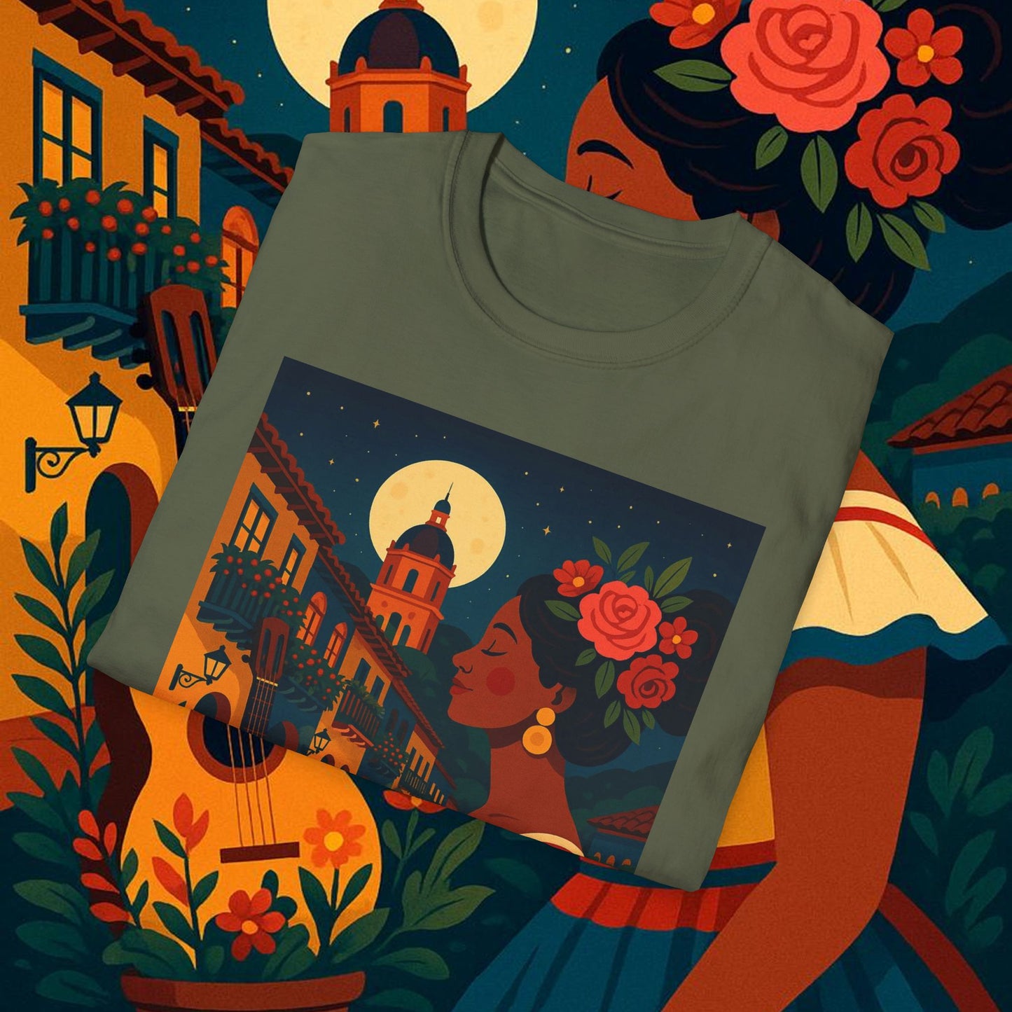 "Camiseta Colombia: Magia de Colores, Café y Tradición ☕🎨🌄"