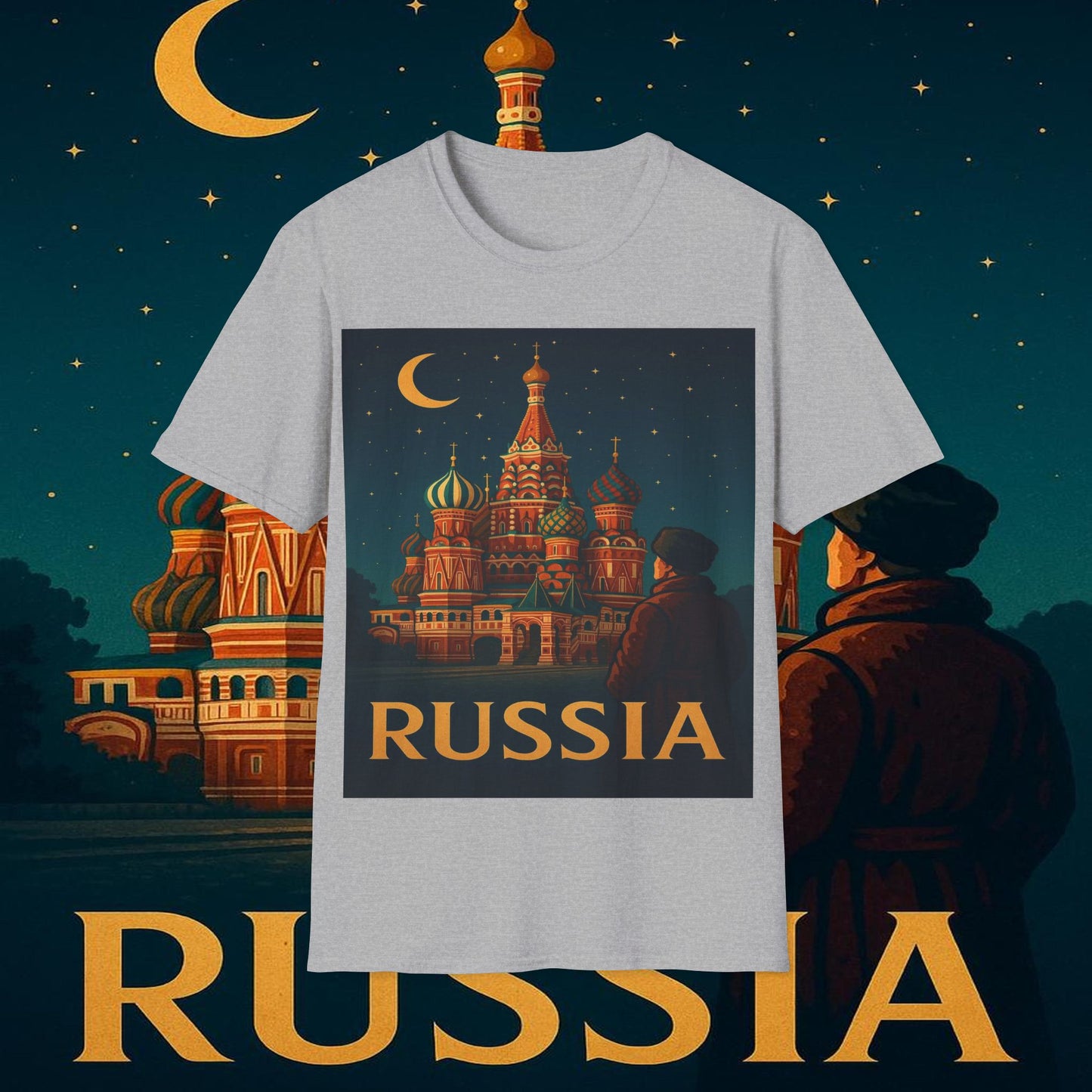 "Camiseta Rusia ❄️ – Tierra de historia, misterio y grandeza"