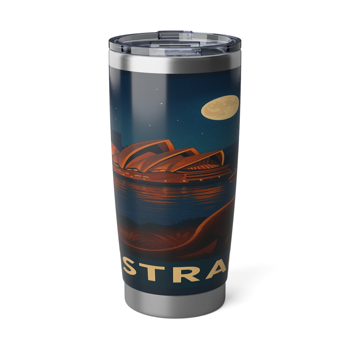 "Vaso Térmico Vagabond 20oz Australia🌞 – Tierra de maravillas naturales y espíritu libre"