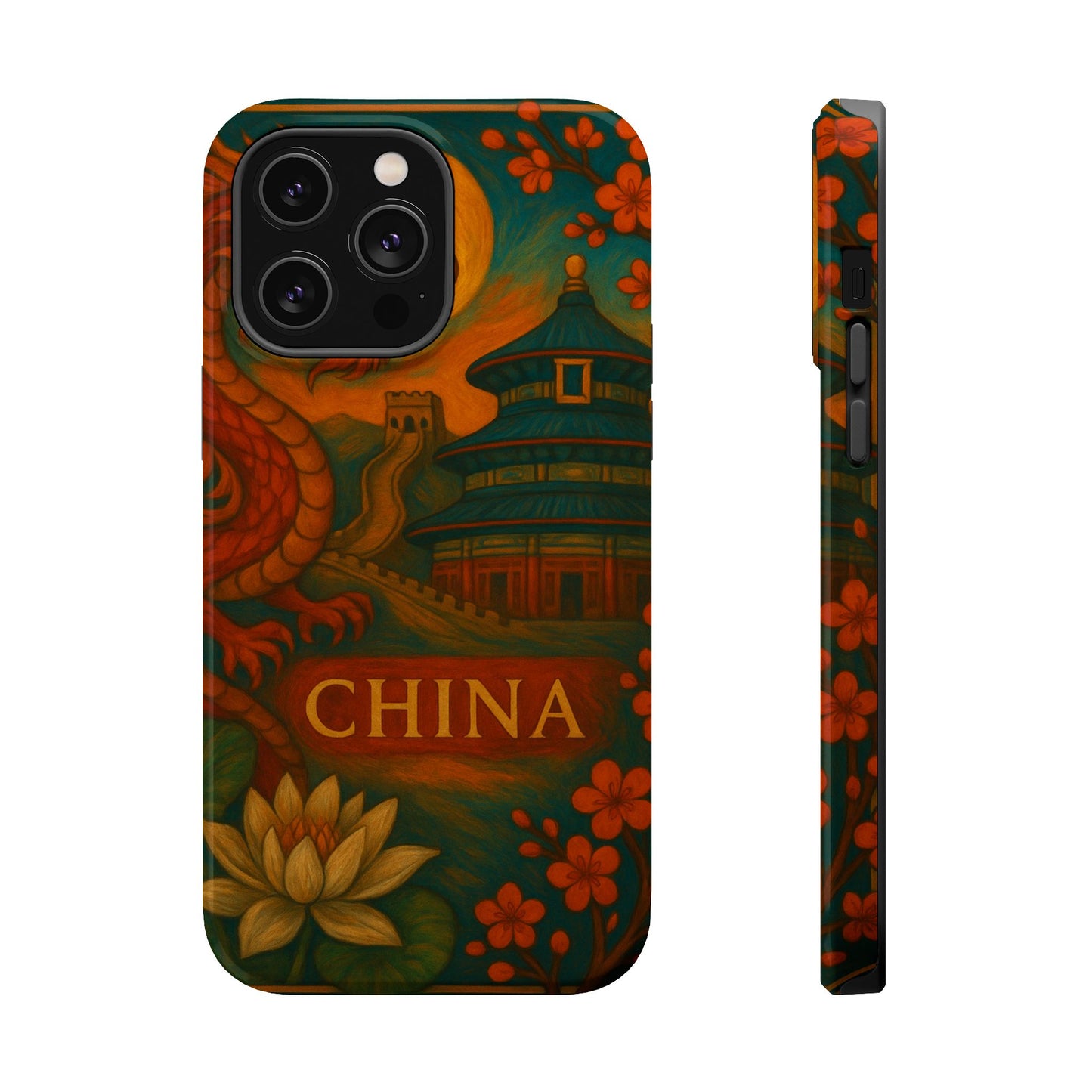 "Funda Magnética Reforzada Magnética Reforzada China – Dragones, murallas y leyendas eternas"