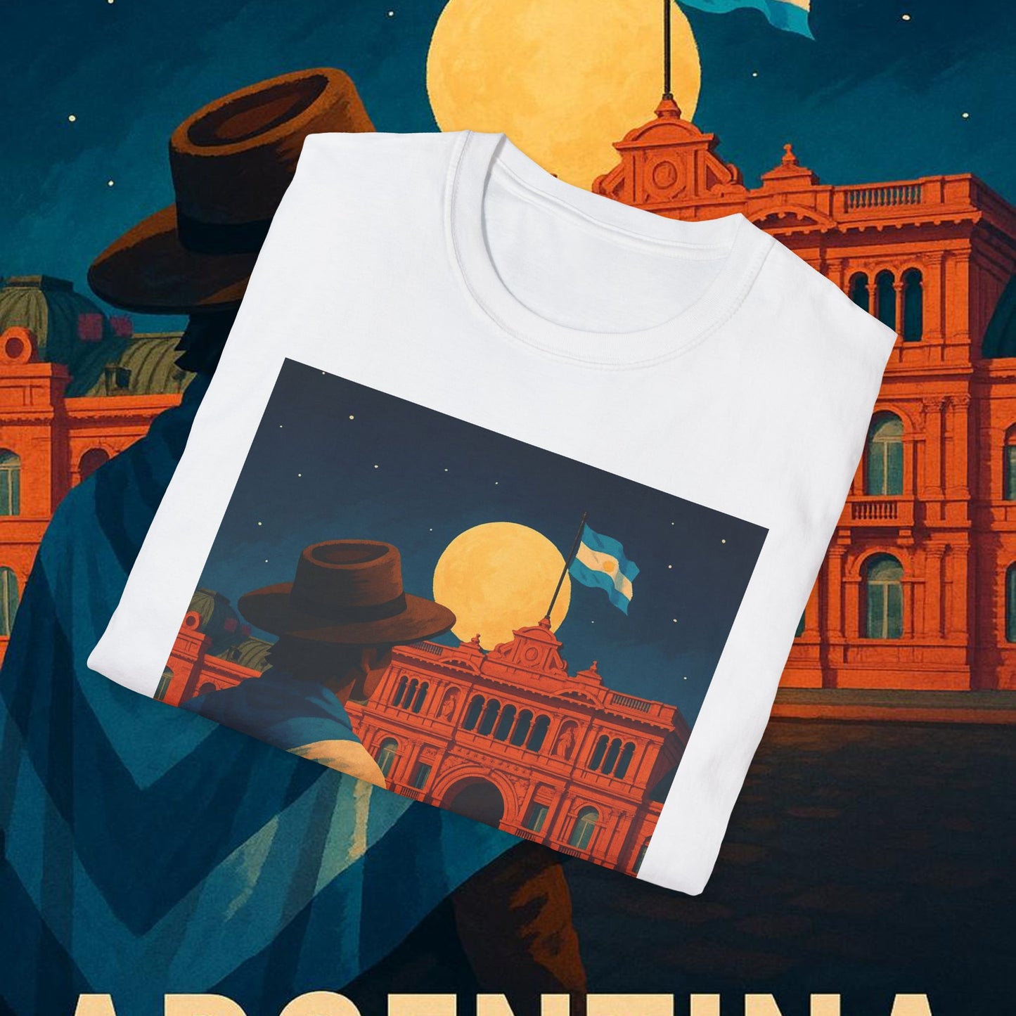 "Camiseta Argentina: Pasión, Tradición y Tierra de Sueños 🇦🇷🔥🏞️"