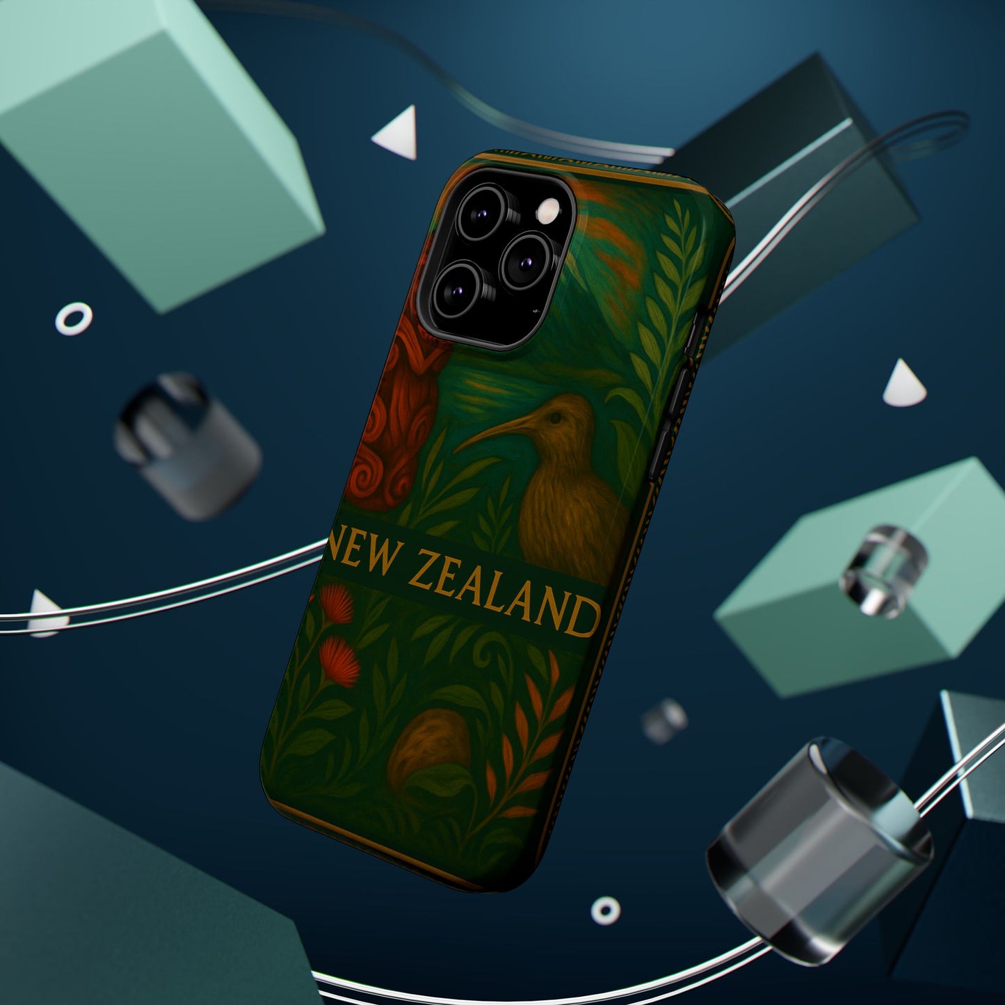 "Funda Magnética Reforzada Magnética Reforzada Nueva Zelanda🏞️ – El paraíso de la naturaleza y la aventura"