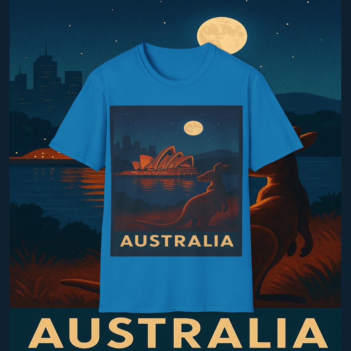 "Camiseta Australia 🌞 – Tierra de maravillas naturales y espíritu libre"