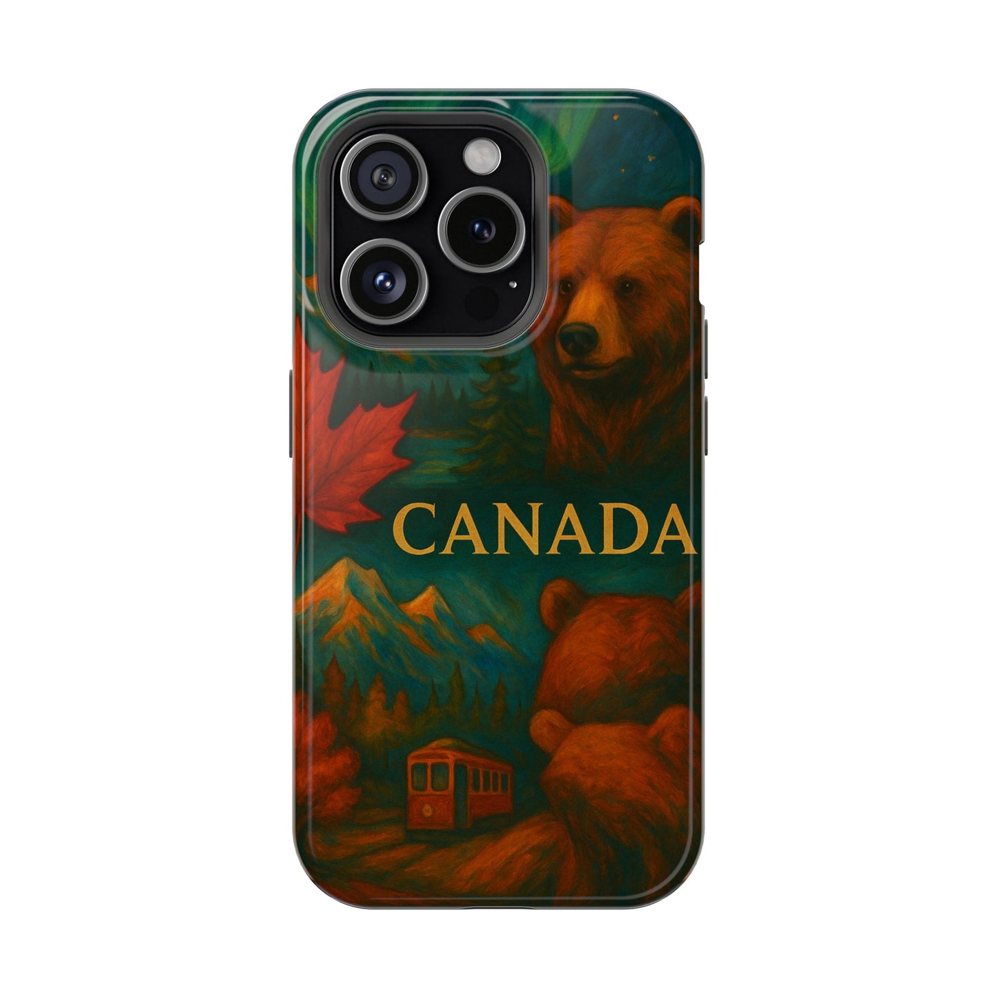 "Funda Magnética Reforzada Magnética Reforzada Canadá: Naturaleza Majestuosa y Espíritu Libre 🍁🏞️🦌"