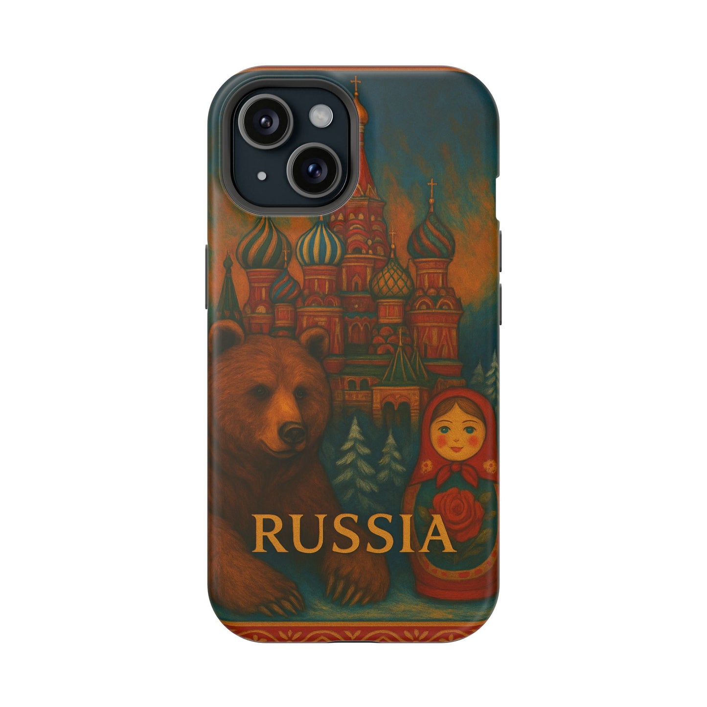 "Funda Magnética Reforzada Magnética Reforzada Rusia❄️ – Tierra de historia, misterio y grandeza"