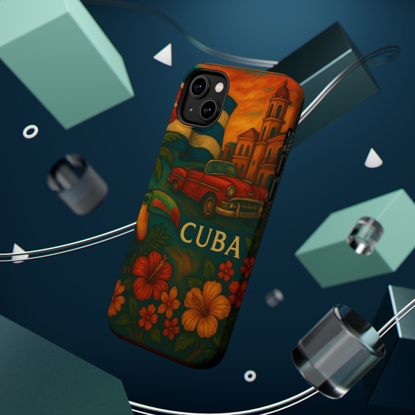 "Reinforced Magnetic Case Reinforced Magnetic Case Cuba: Rhythm, History and Caribbean Charm 🎺🚗🌴"