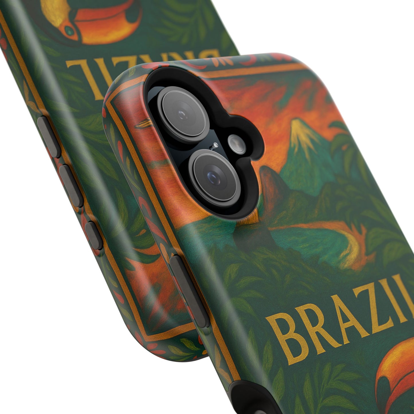 "Funda Magnética Reforzada Magnética Reforzada Brasil: Ritmo, Naturaleza y Alegría Infinita 🎶🌴🏖️"