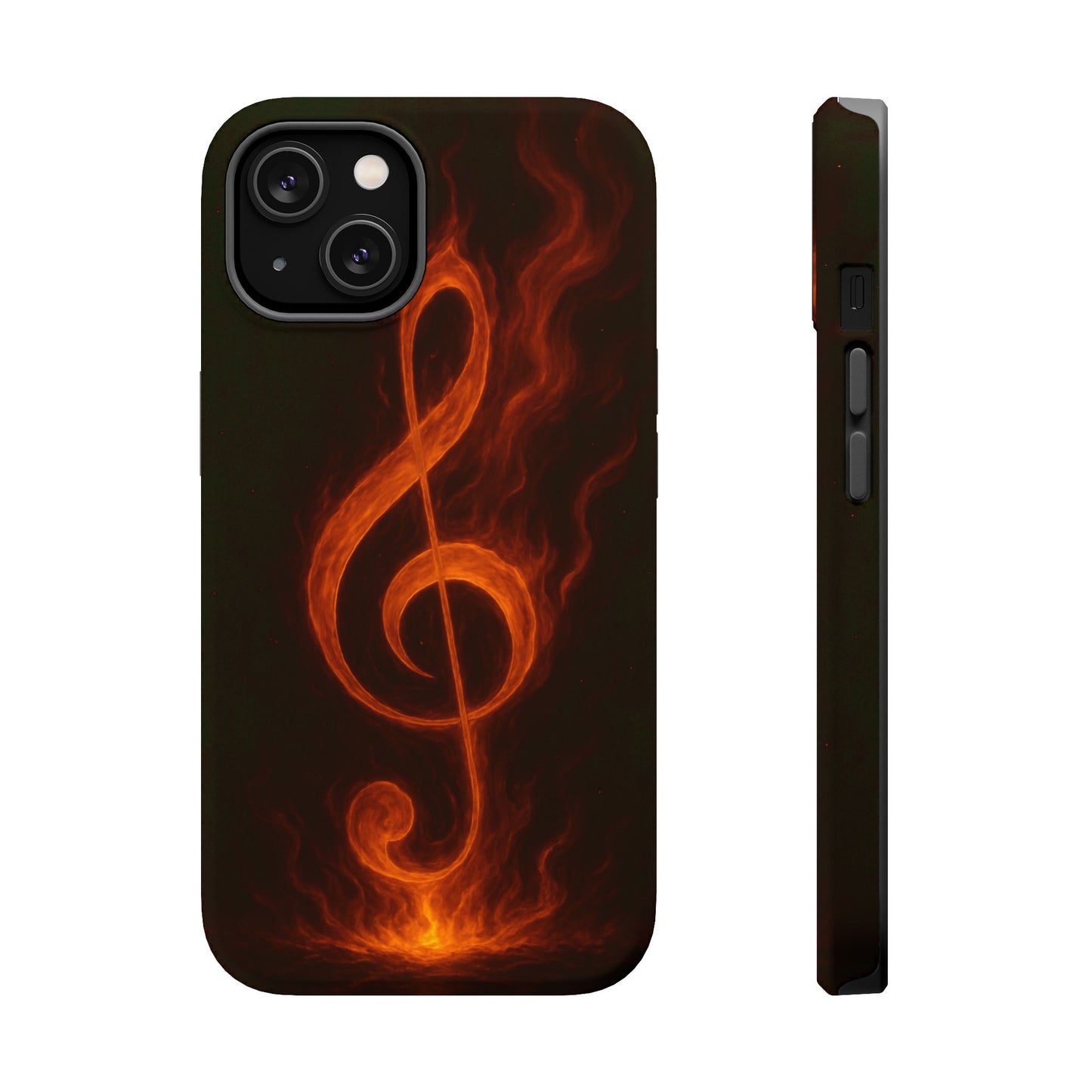 "Reinforced Magnetic Case Reinforced Magnetic Treble Clef 🎼🔥Where a note is born... a flame is born.” 🔥🎼