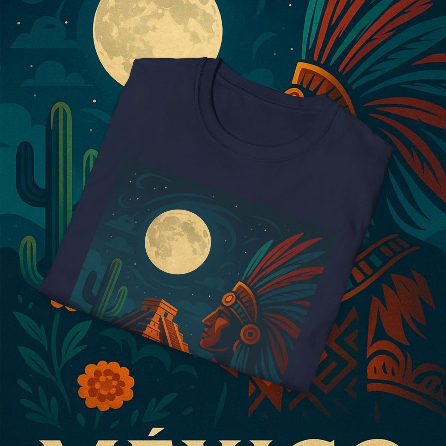"Camiseta México: Tierra de Colores, Cultura y Corazón 🌵🎉🪅"