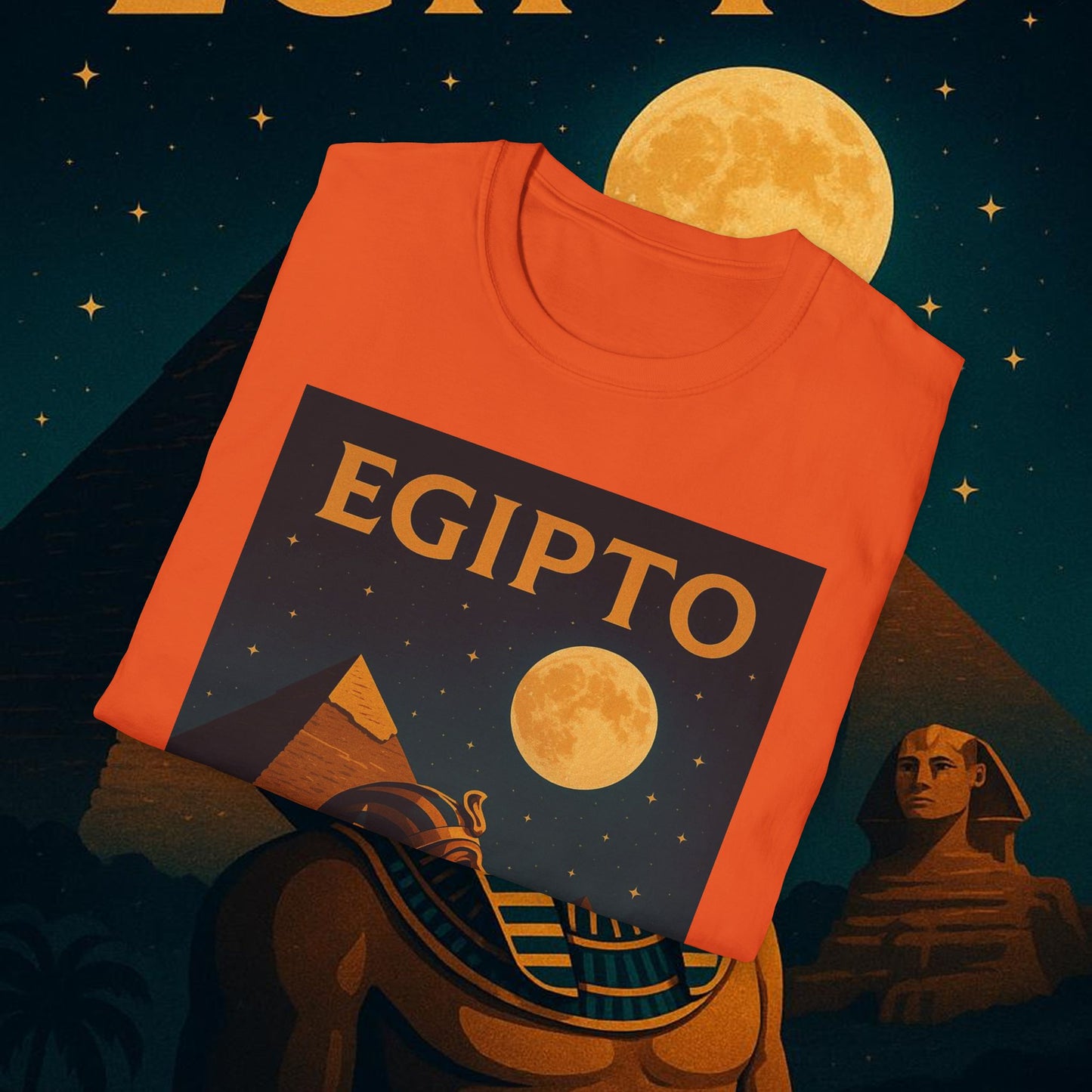 "Camiseta Egipto Misterio Dorado del Nilo 🏺🌅🐫"